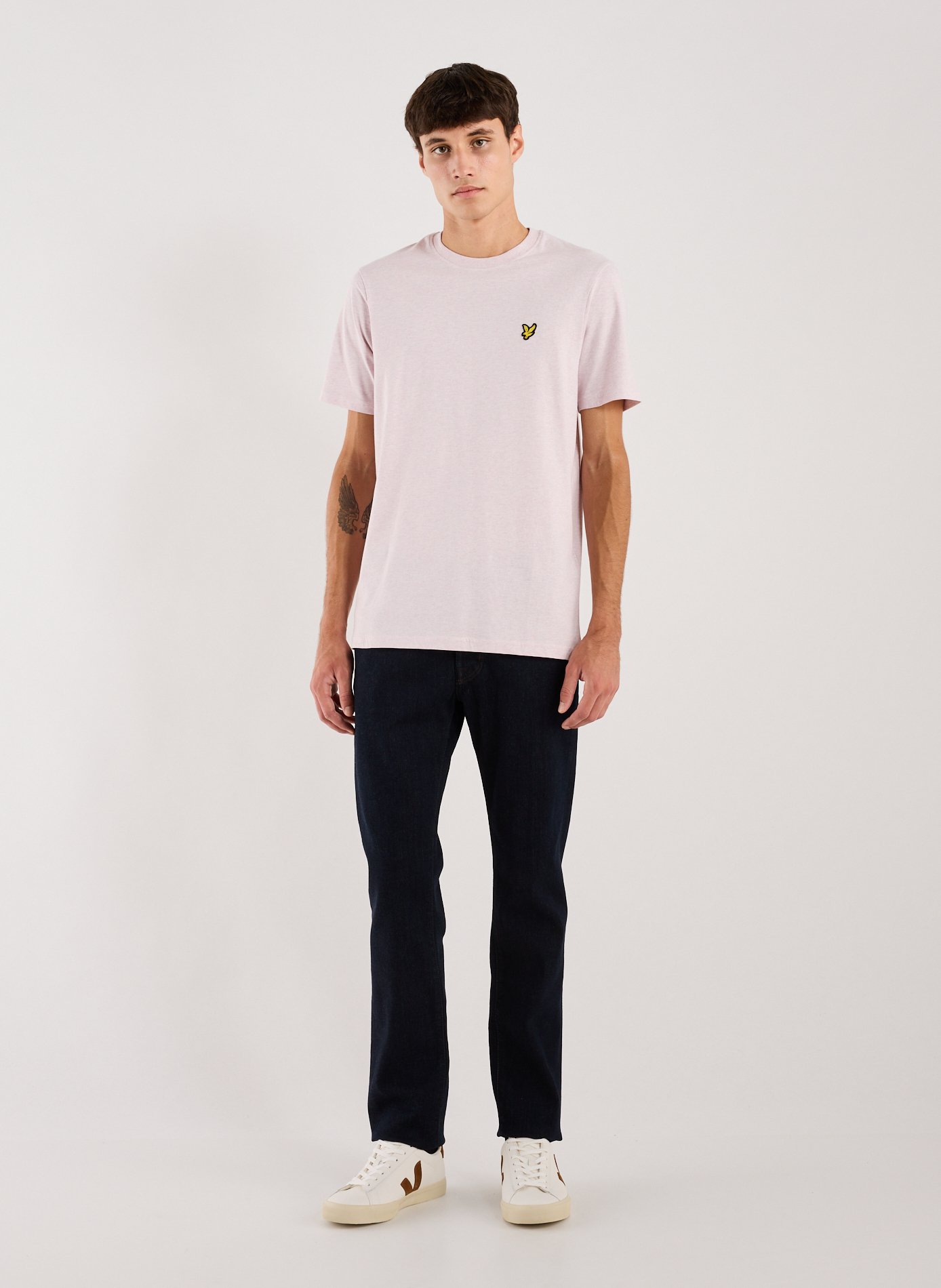  Logo T-shirt LYLE & SCOTT Beige