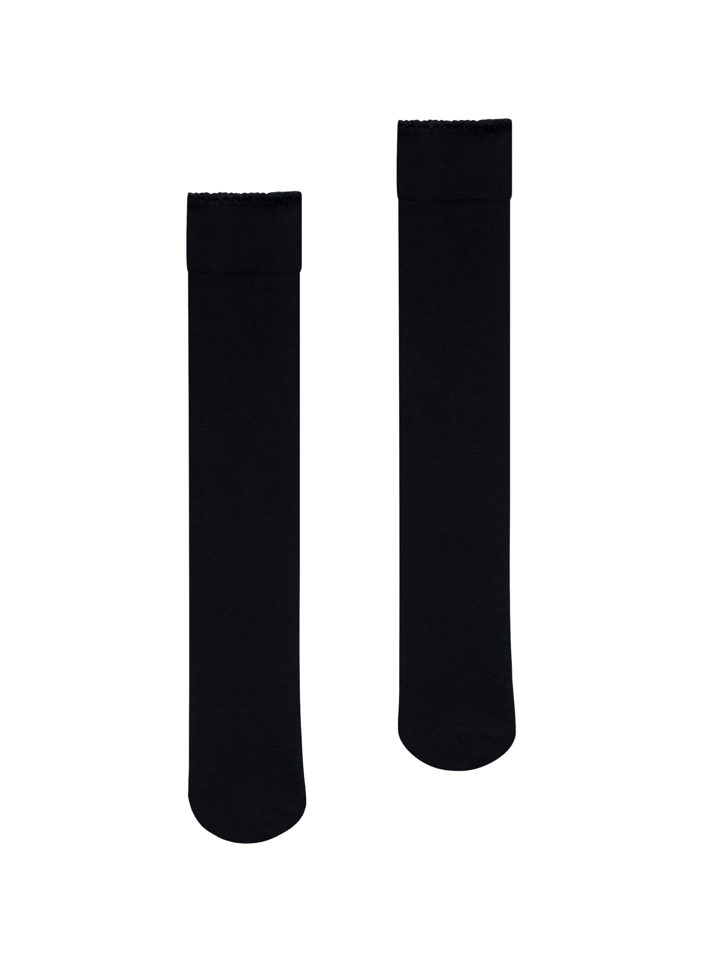 Mi-bas mate à bords festonnés WOLFORD Bleu