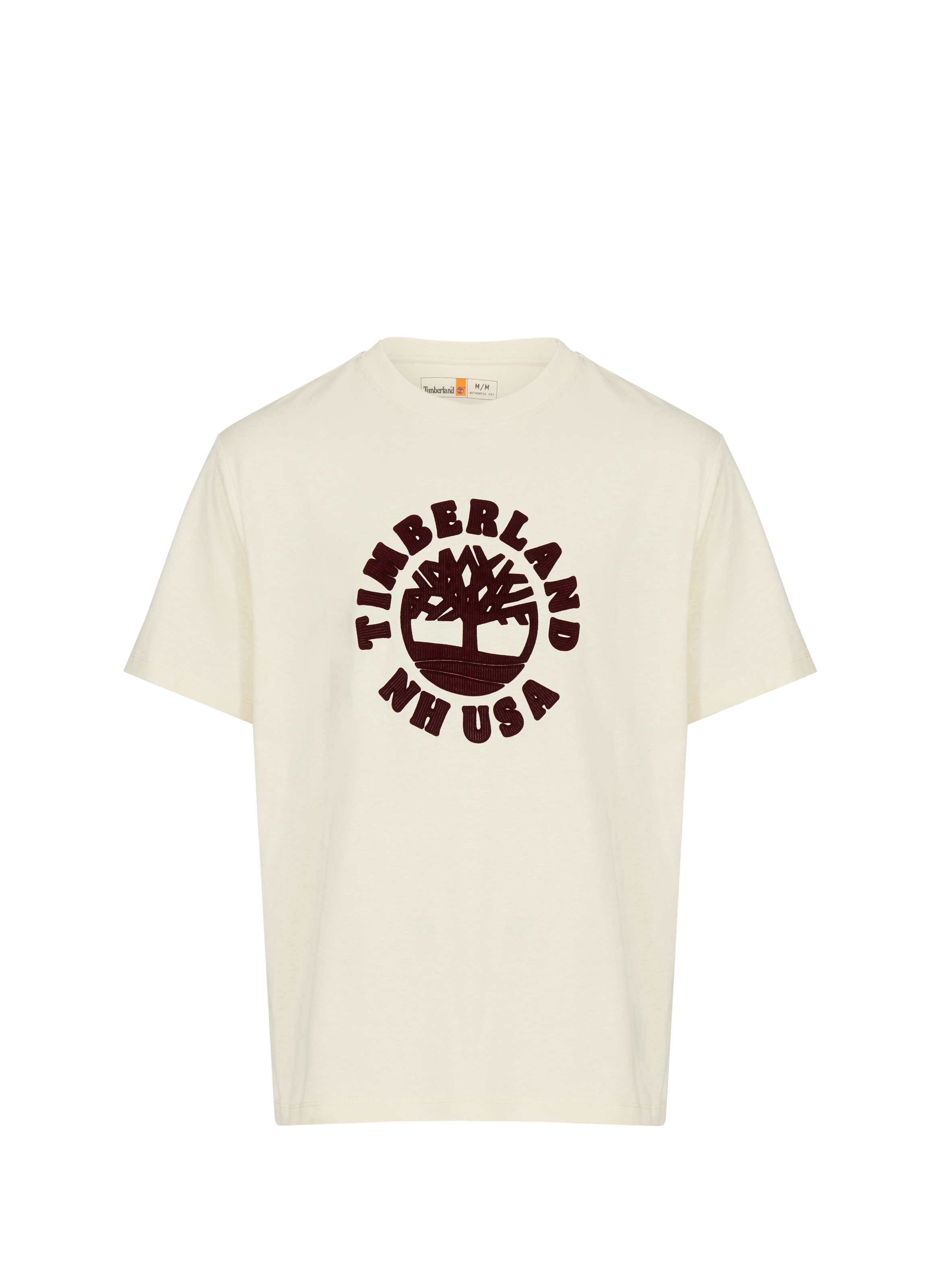 TIMBERLAND T-shirt col rond en coton Beige