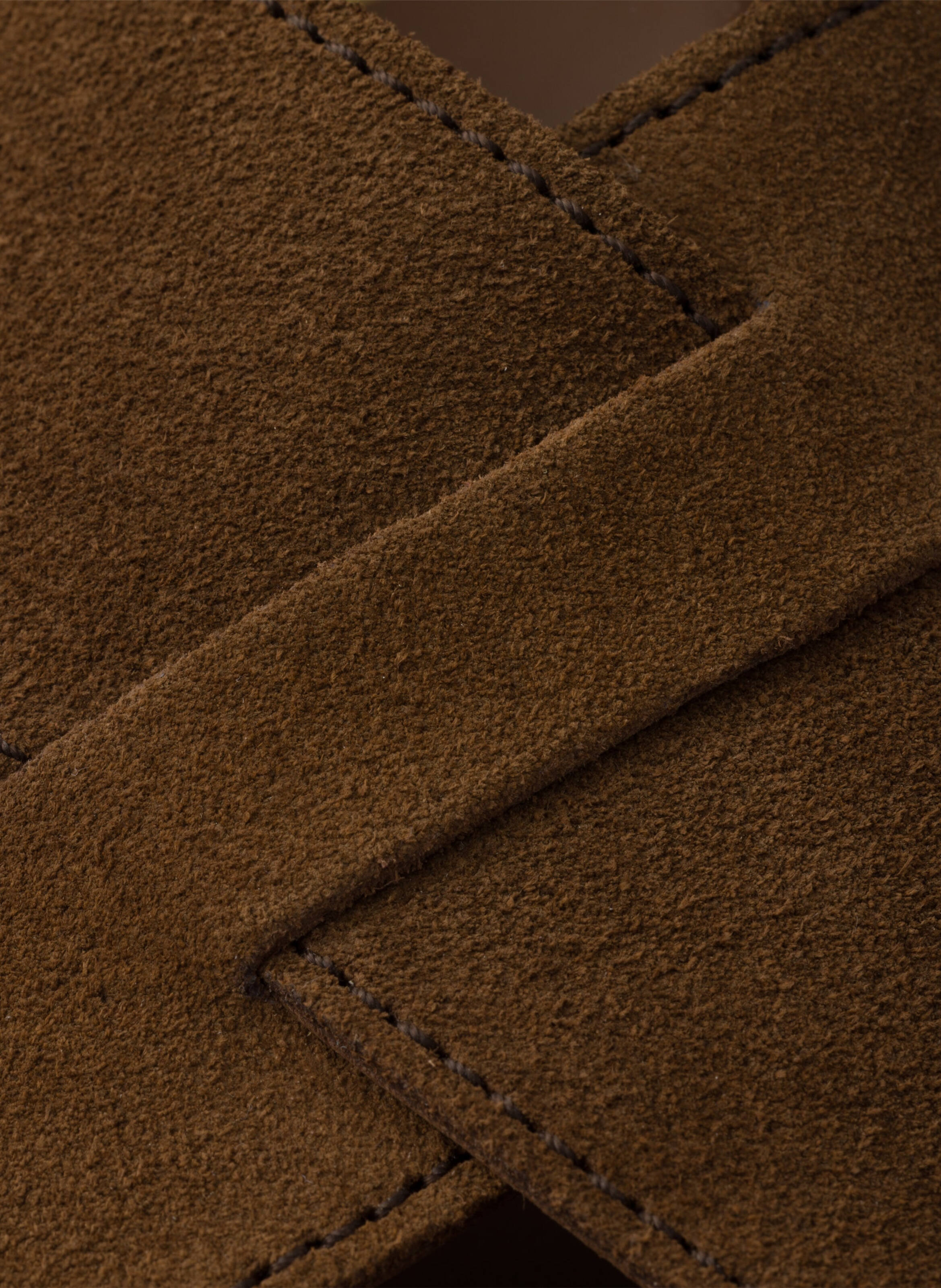 Sandales en veau velours PRADA Marron