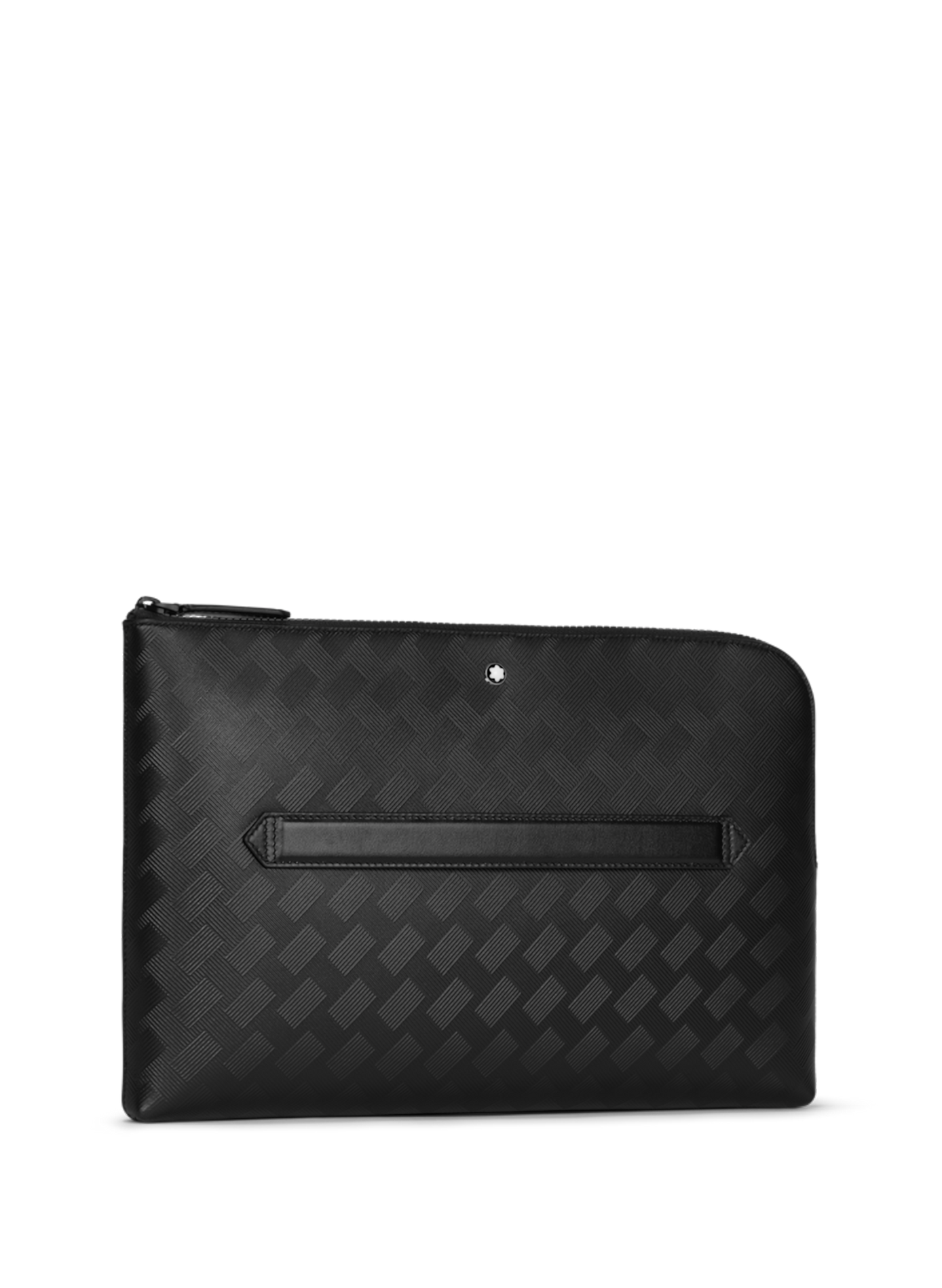 Pochette en cuir texturé MONTBLANC Noir