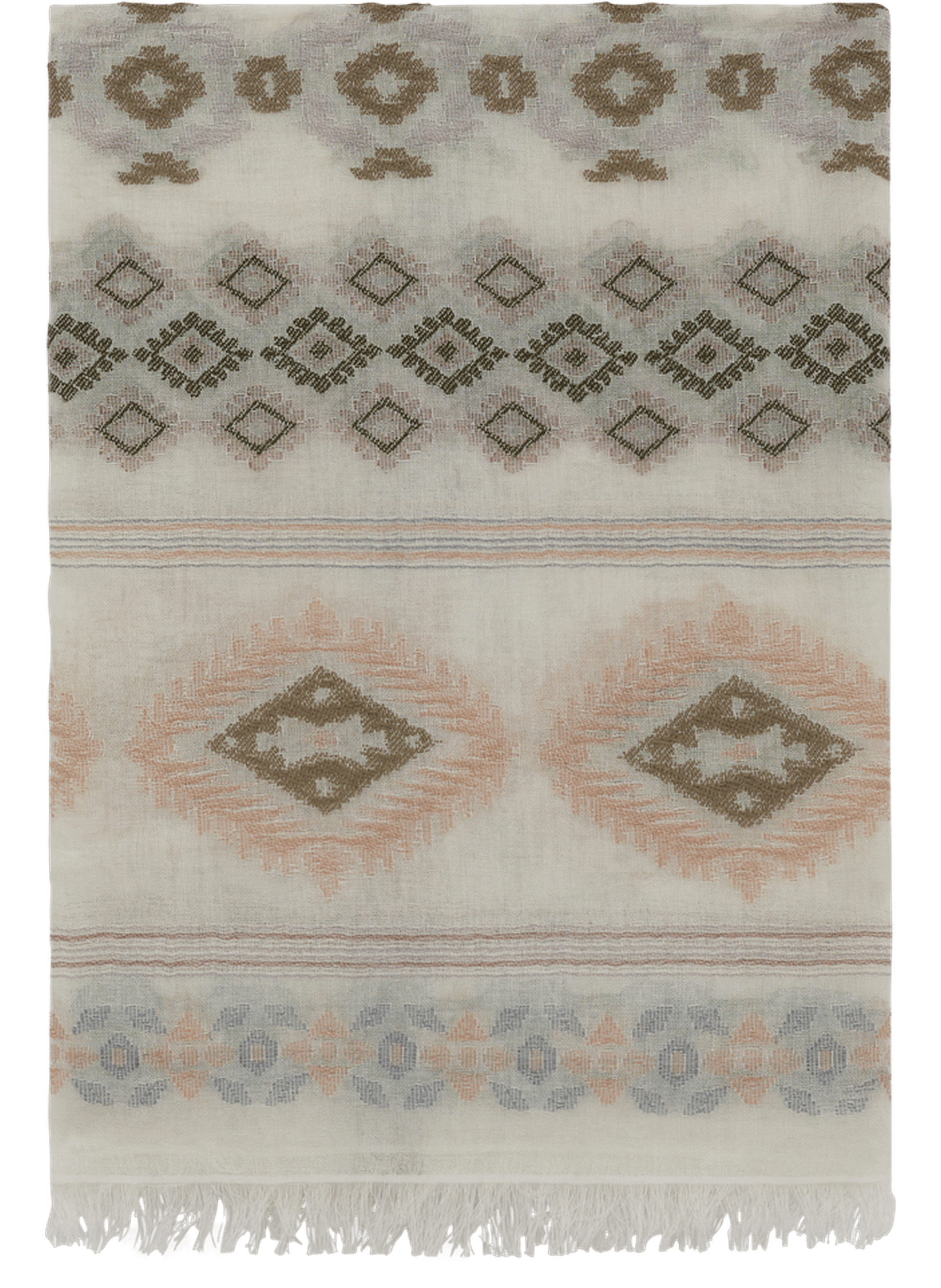 Etole imprimé ethnique en coton mélangé - delia GERARD DAREL Vert