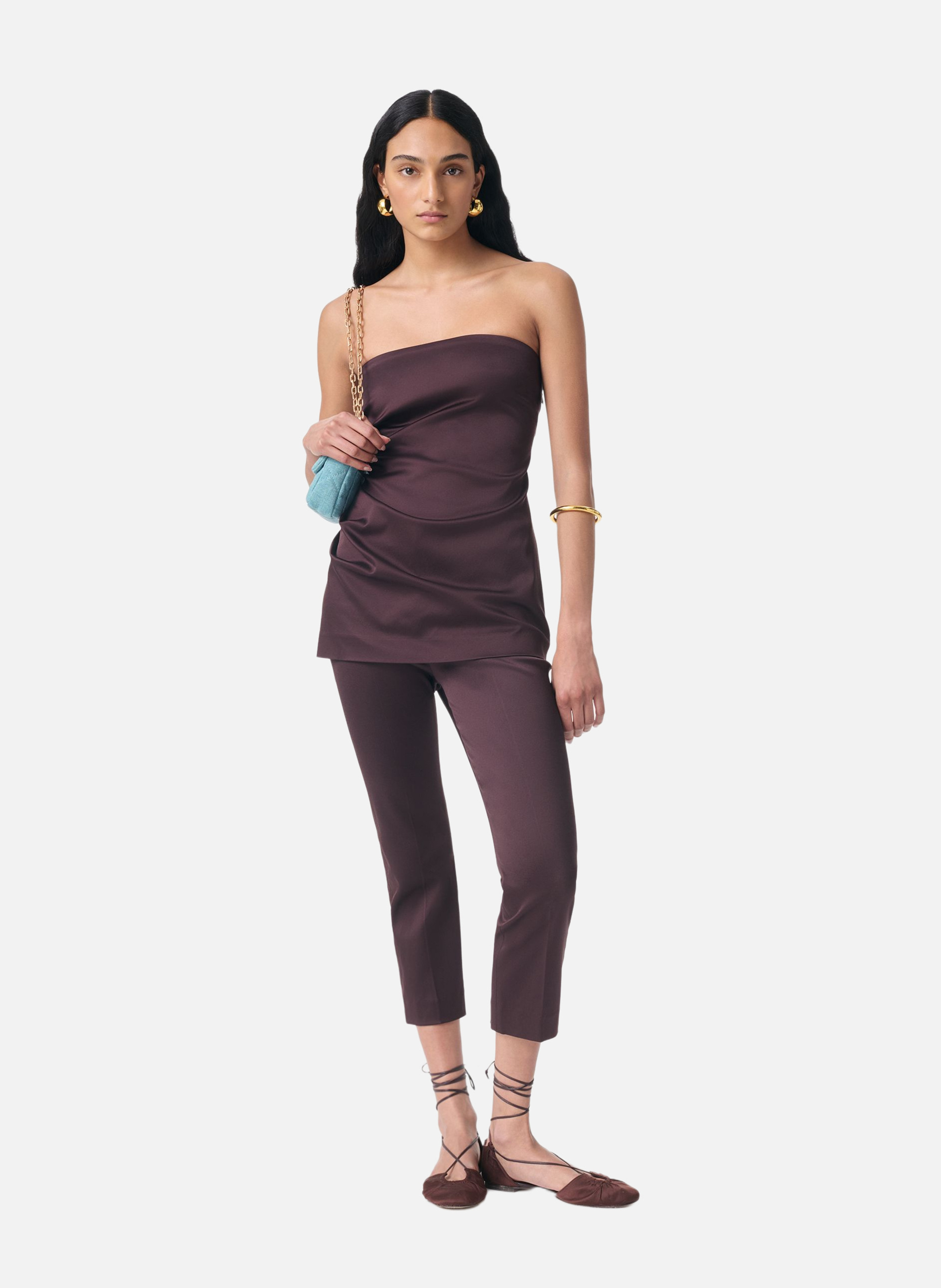 Bustier grib VANESSA BRUNO Marron