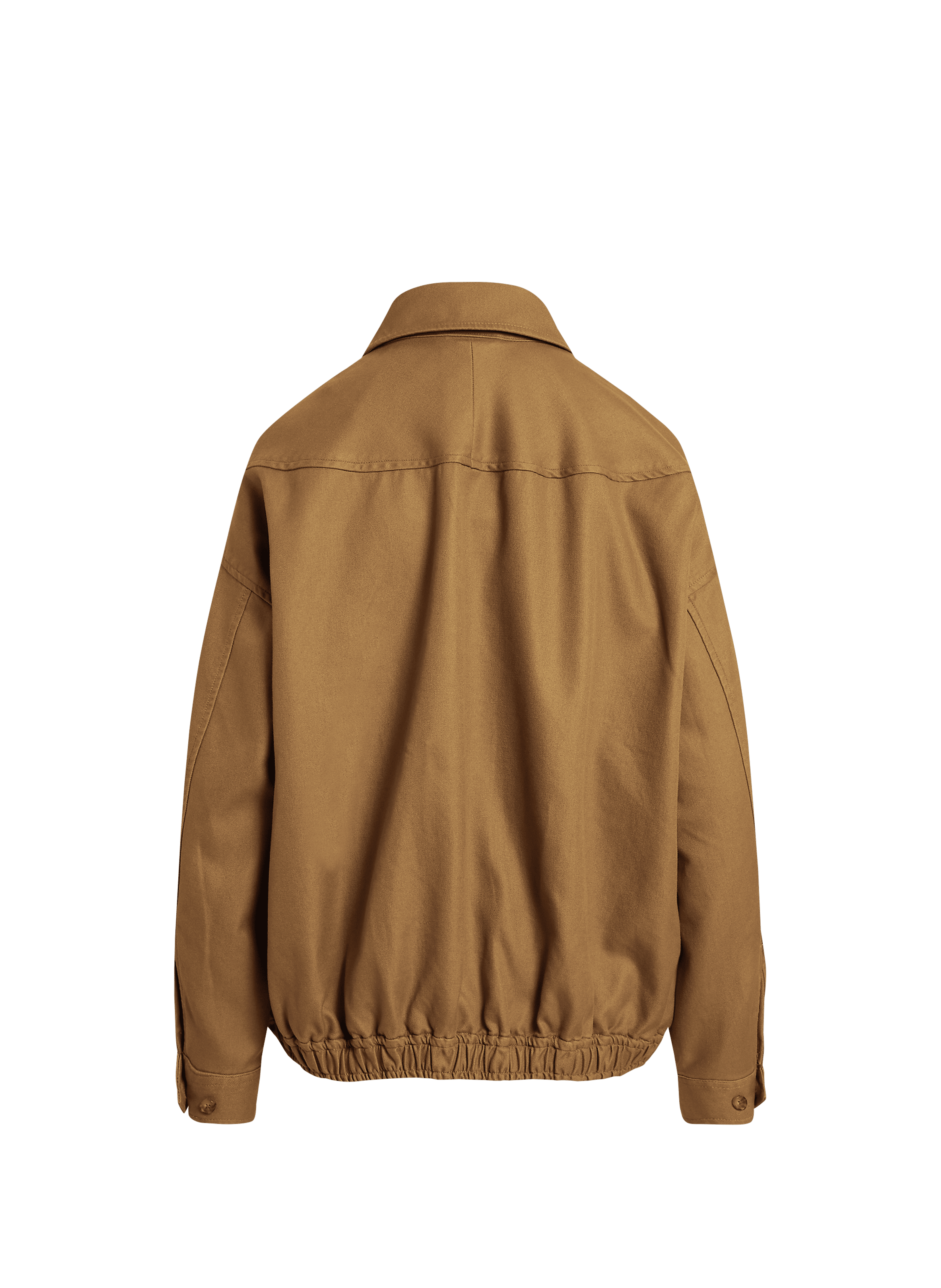 Blouson ample col classique en coton POLO RALPH LAUREN Beige