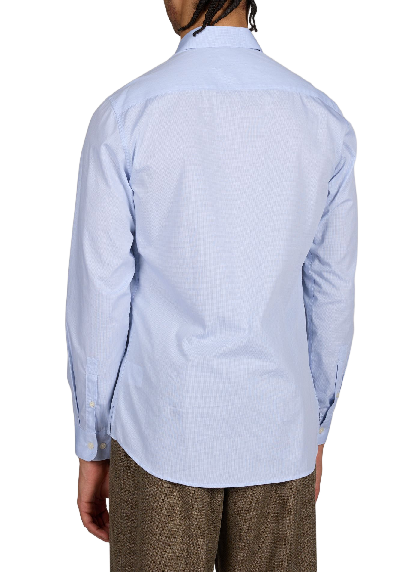 Chemise droite en coton AU PRINTEMPS PARIS Bleu