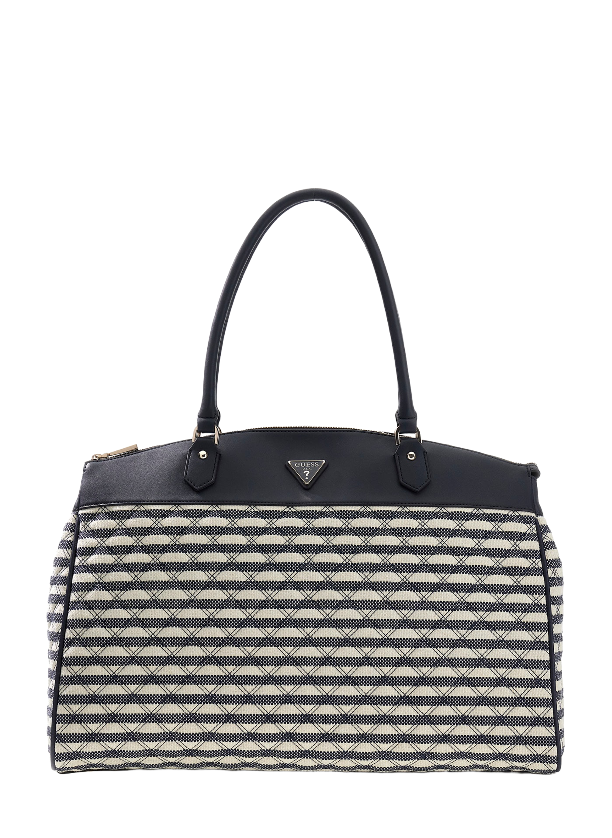 Guily striped tote bag GUESS Blue