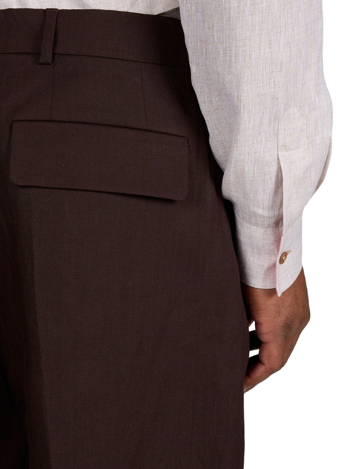 Short in linen PAUL SMITH Purple