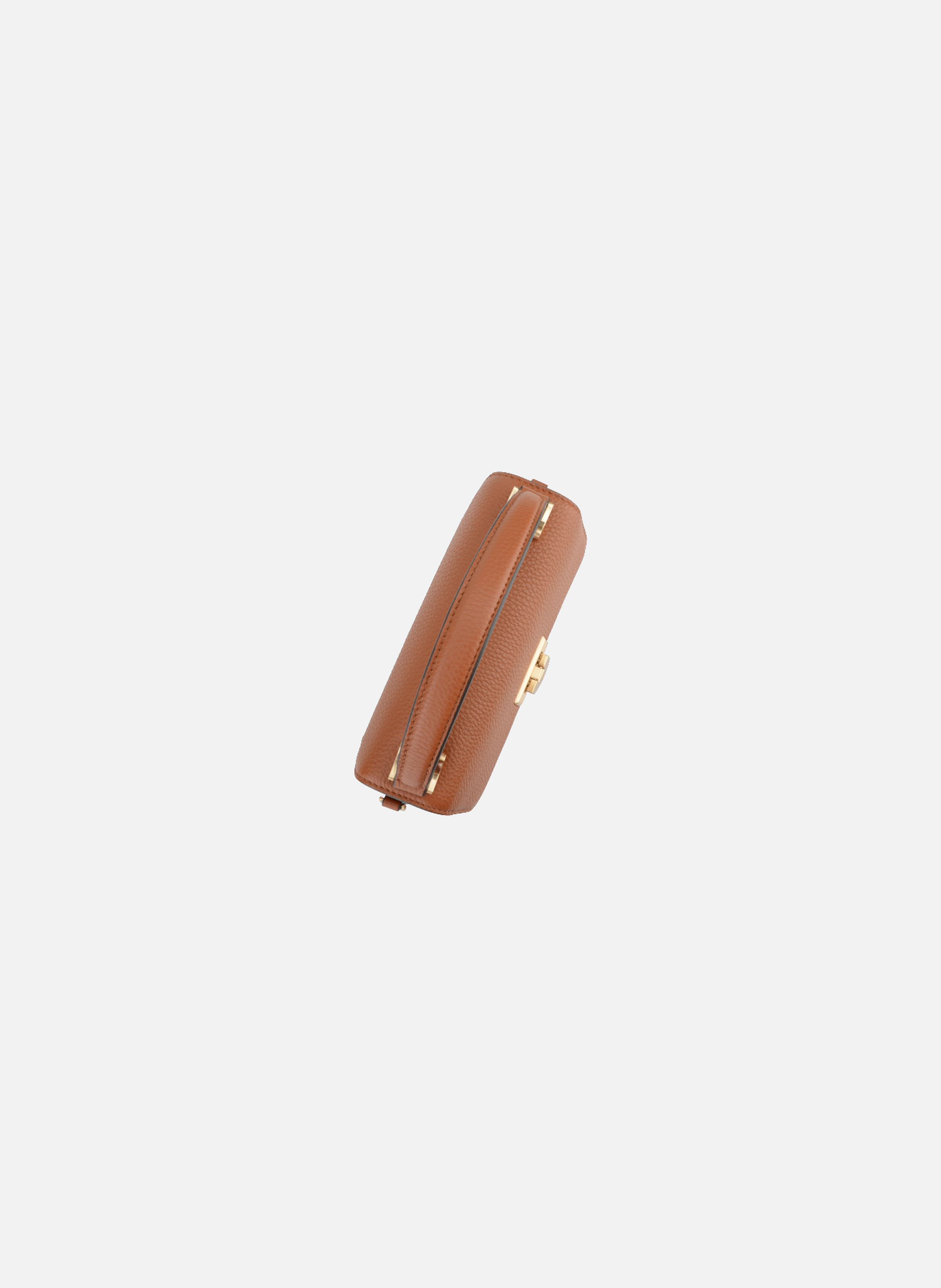 Auteuil | sac à main en cuir de vachette POURCHET Marron