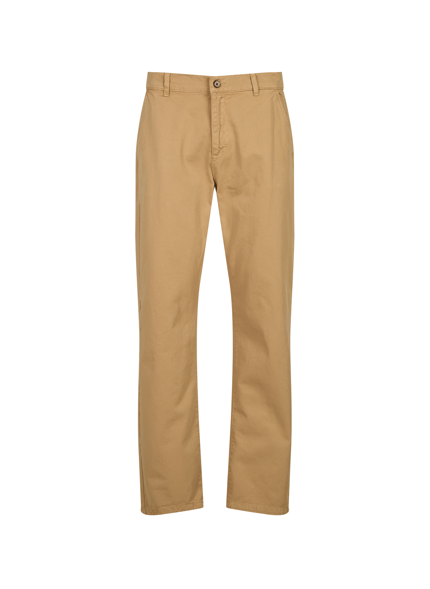 Cotton and linen chino trousers LES DEUX Beige