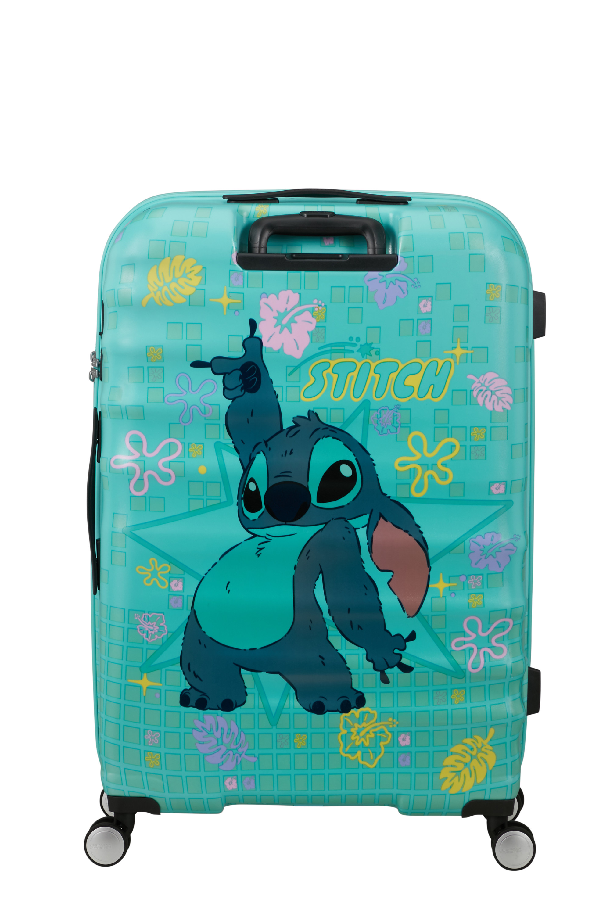 Wavebreaker disney valise 4 roues taille l AMERICAN TOURISTER Bleu