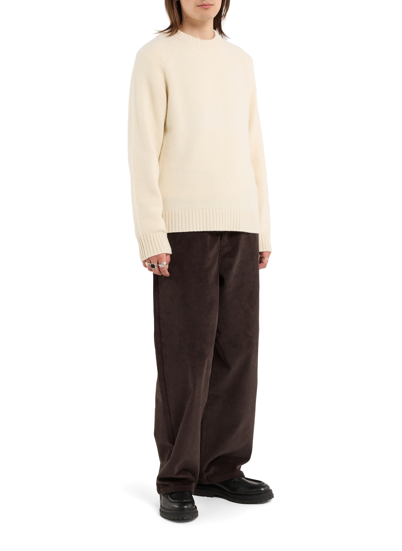 Harmi straight pants in cotton velvet SAISON 1865 Brown