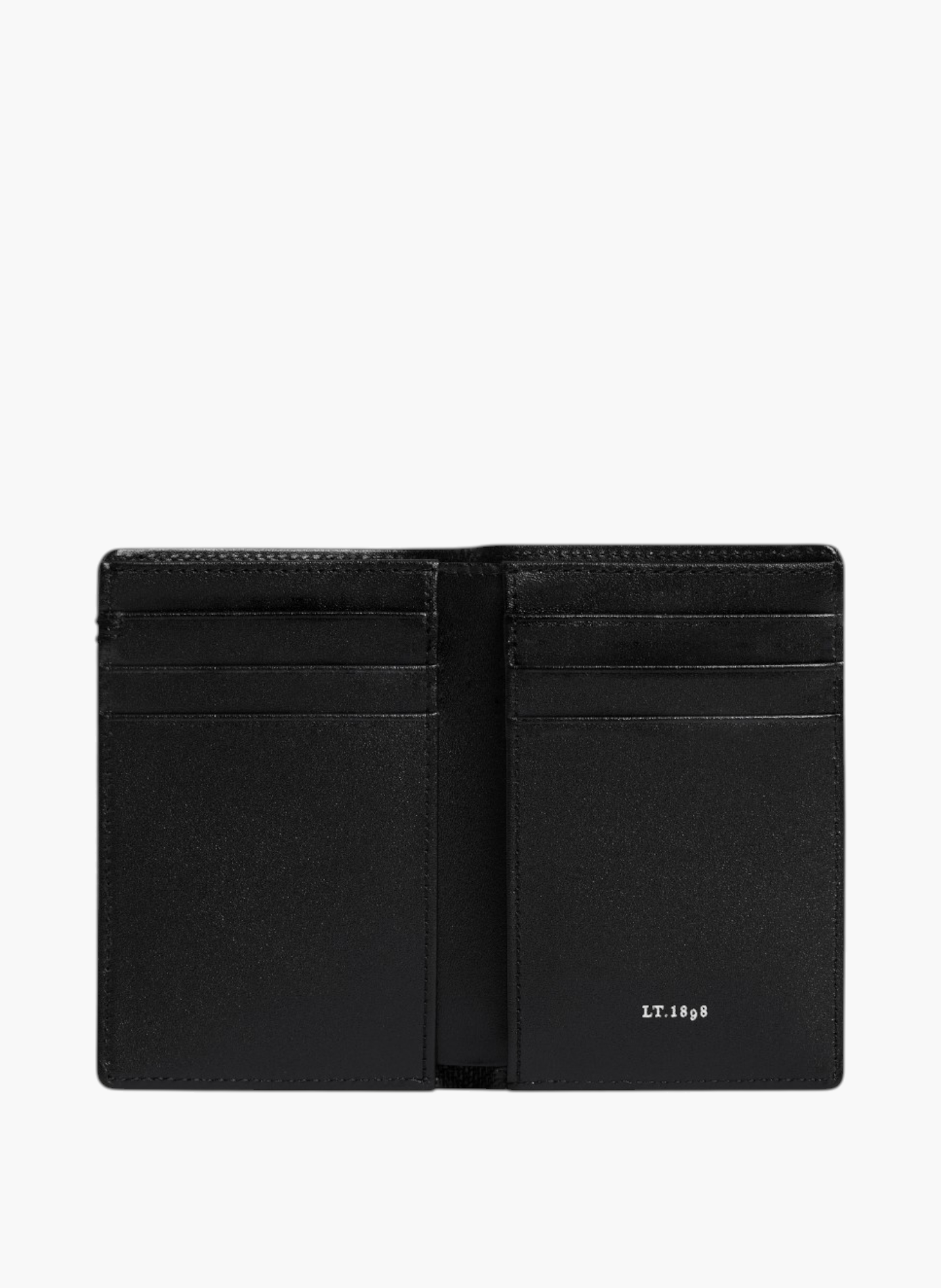 Petit porte cartes lucien en cuir signature t LE TANNEUR Noir