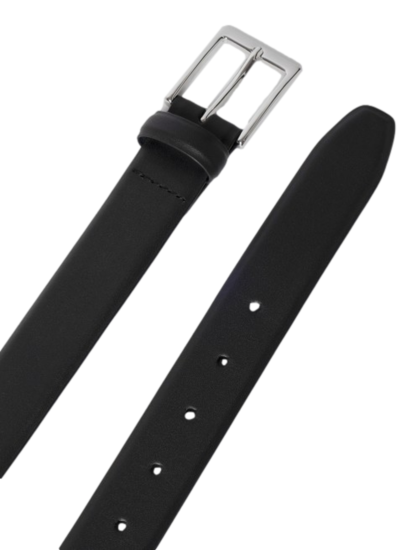 Leather belt  HACKETT Black
