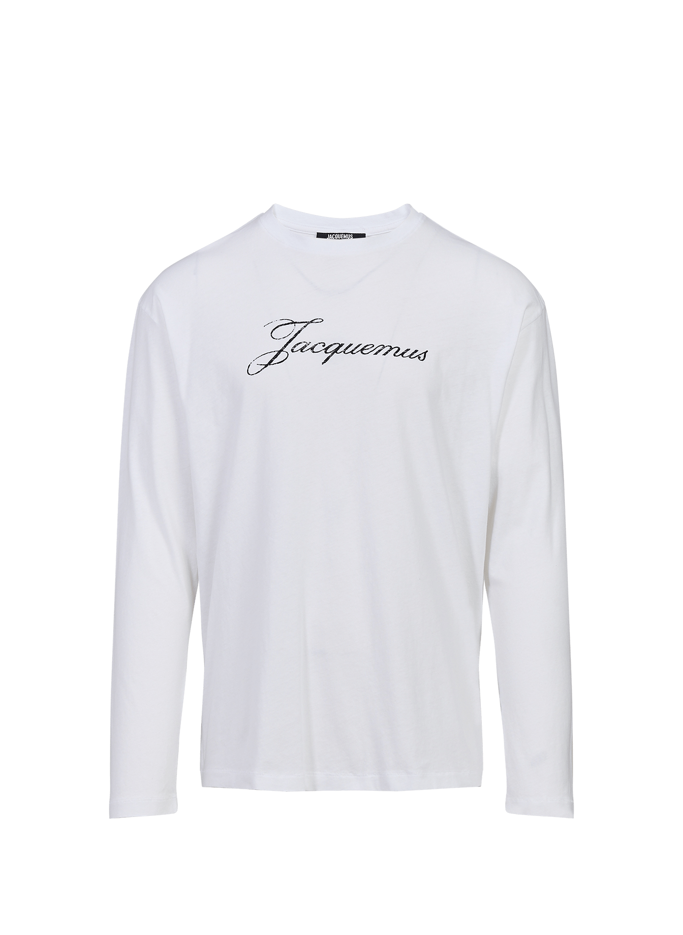 Tee-shirt droit en coton mélangé JACQUEMUS Blanc