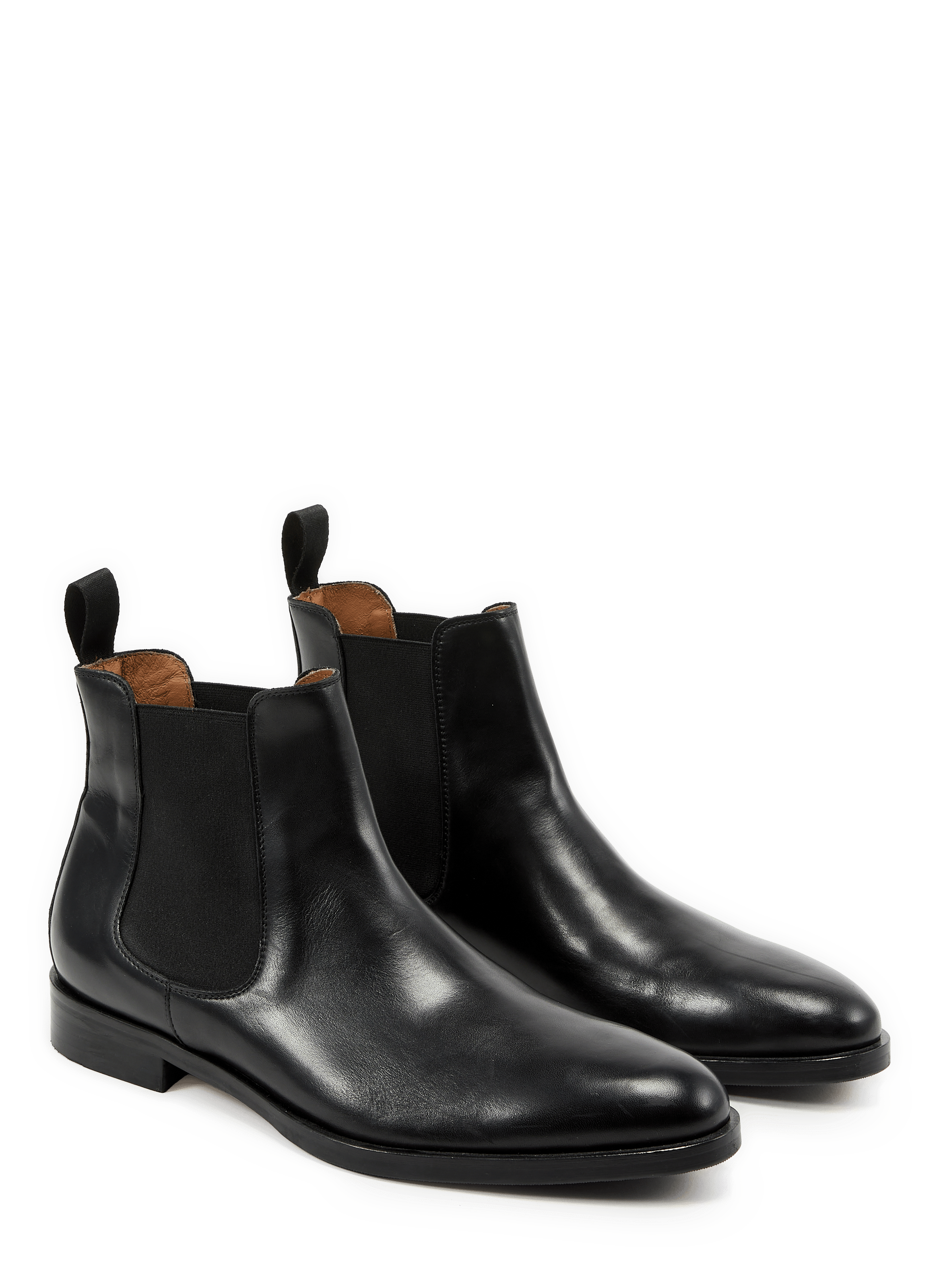 Ankle boots with silver tips SAISON 1865 Black