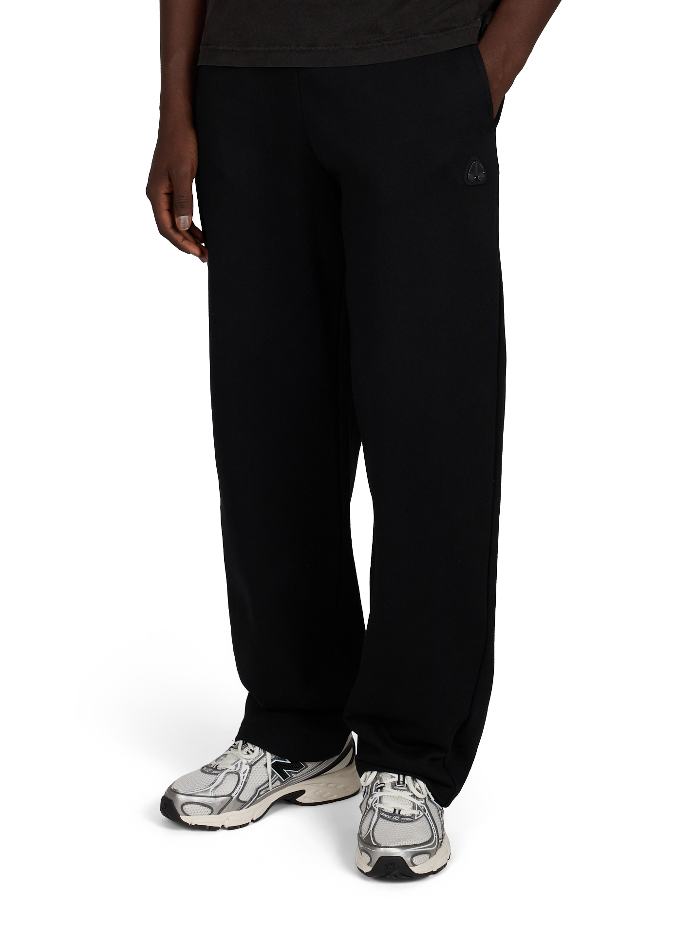 YUL mixed cotton sweatpants MOOSE KNUCKLES Black