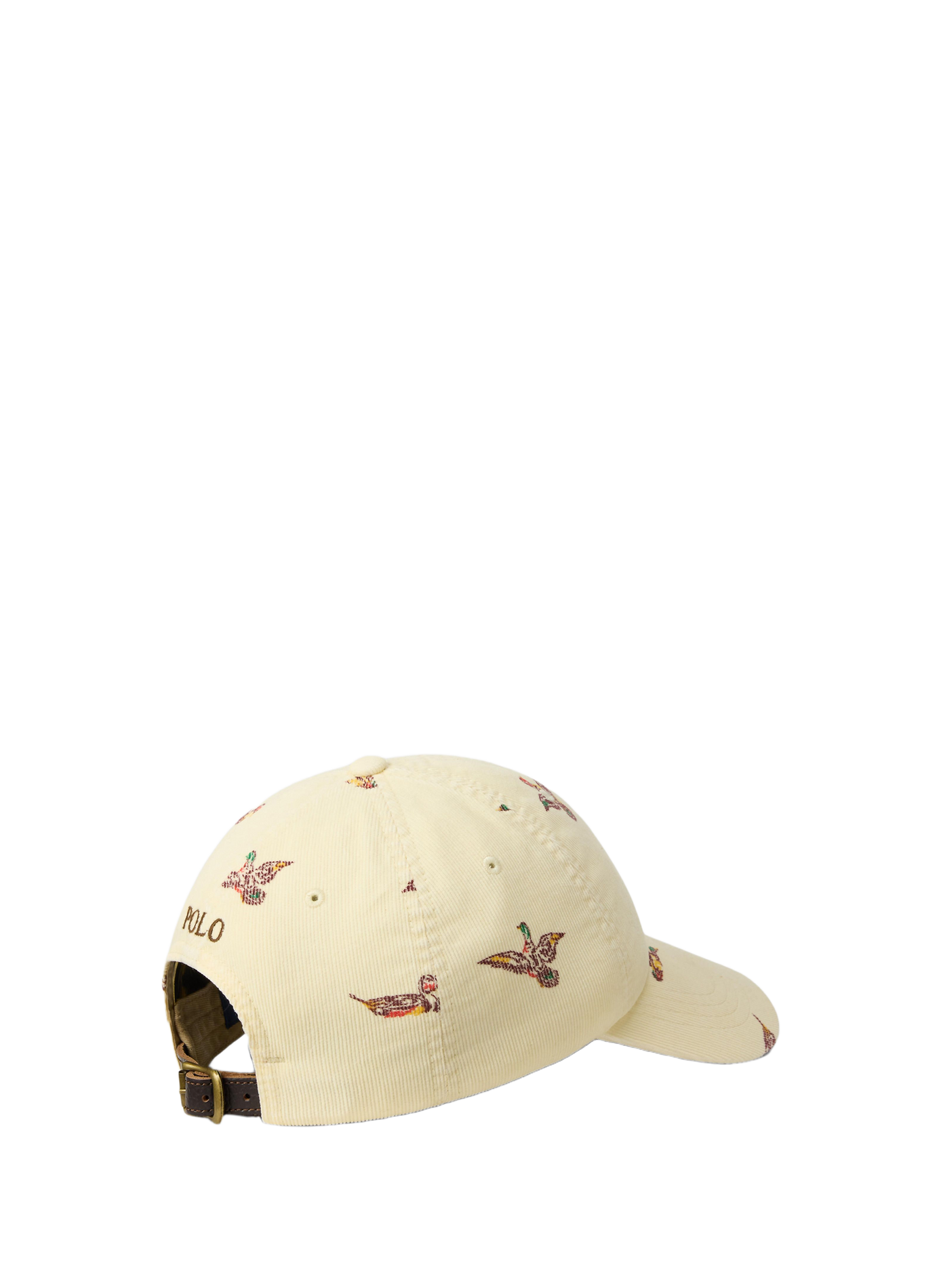 Casquette côtelée imprimée en cachemire POLO RALPH LAUREN Multicolore