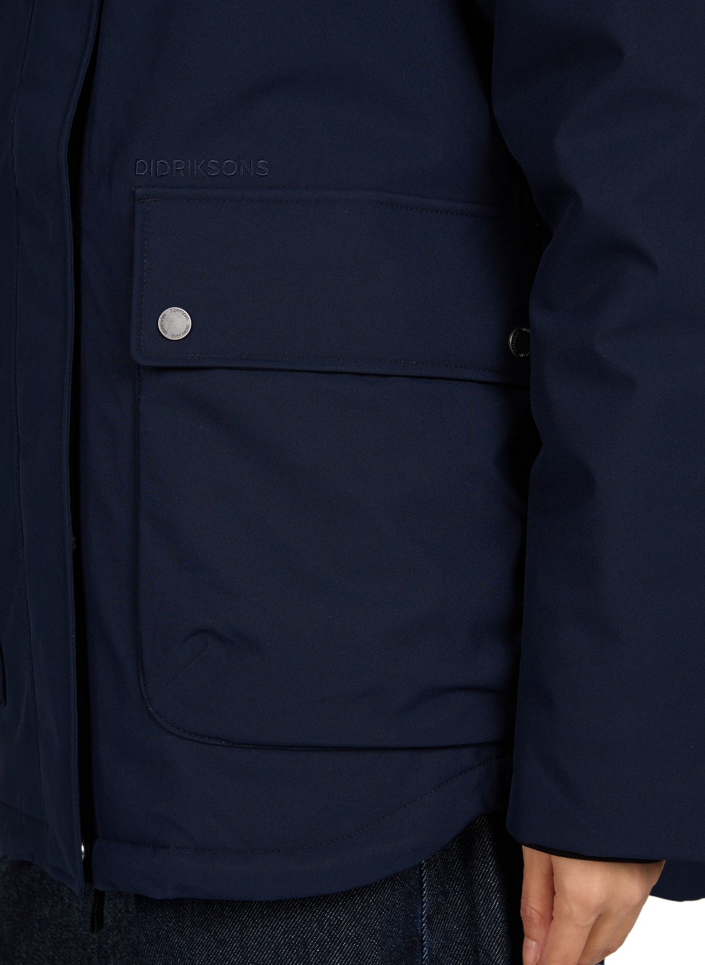 Daniella quilted windbreaker jacket DIDRIKSONS Blue