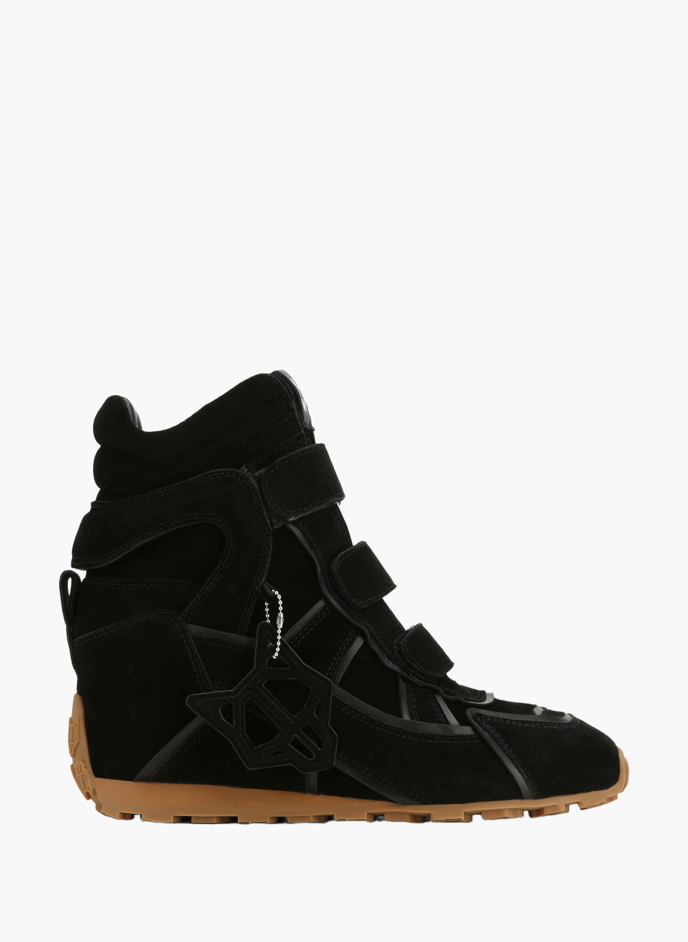Element sneakers van suède NAKED WOLFE Zwart