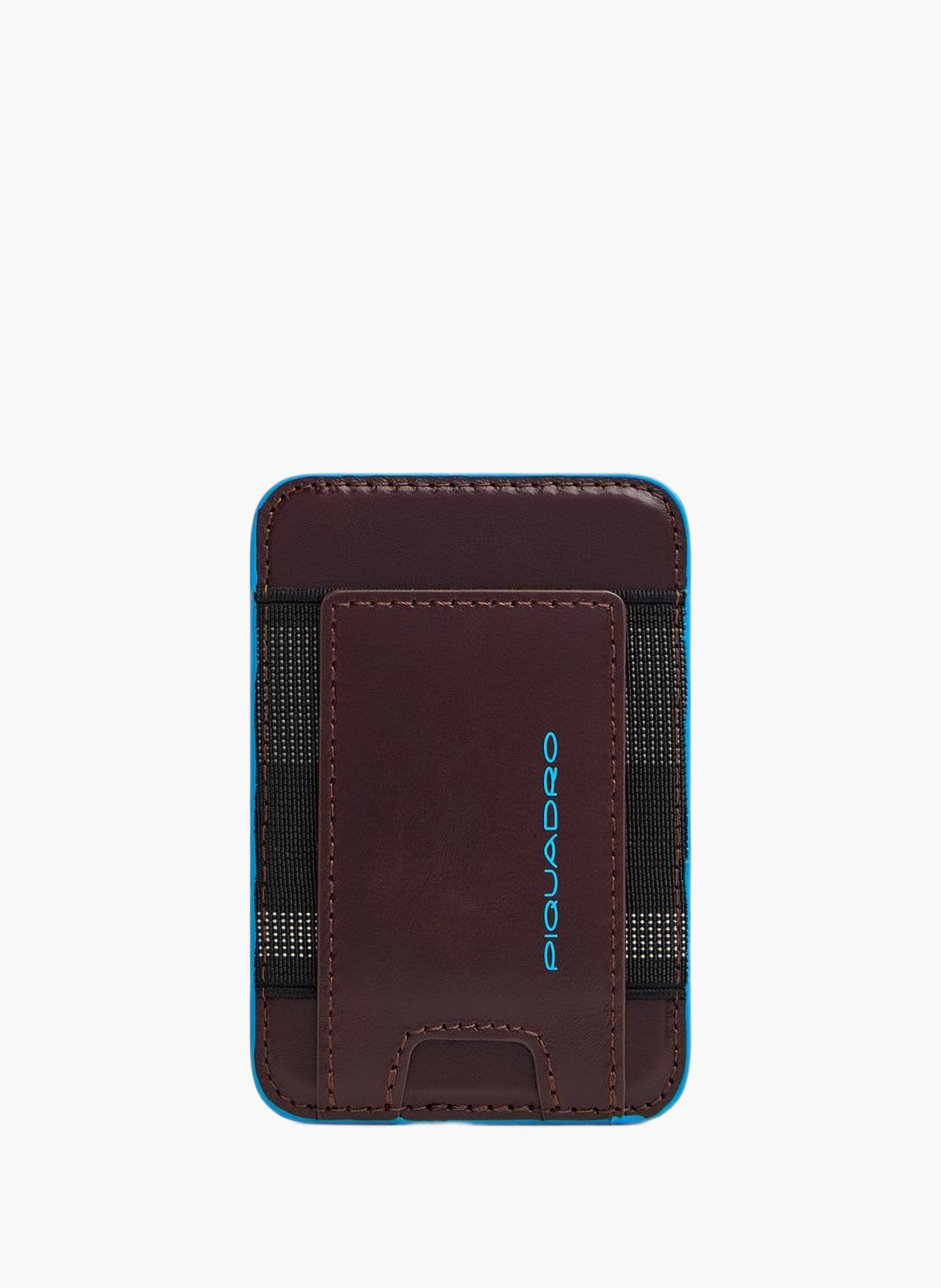 Porte-cartes de crédit magsafe® en cuir  Acajou