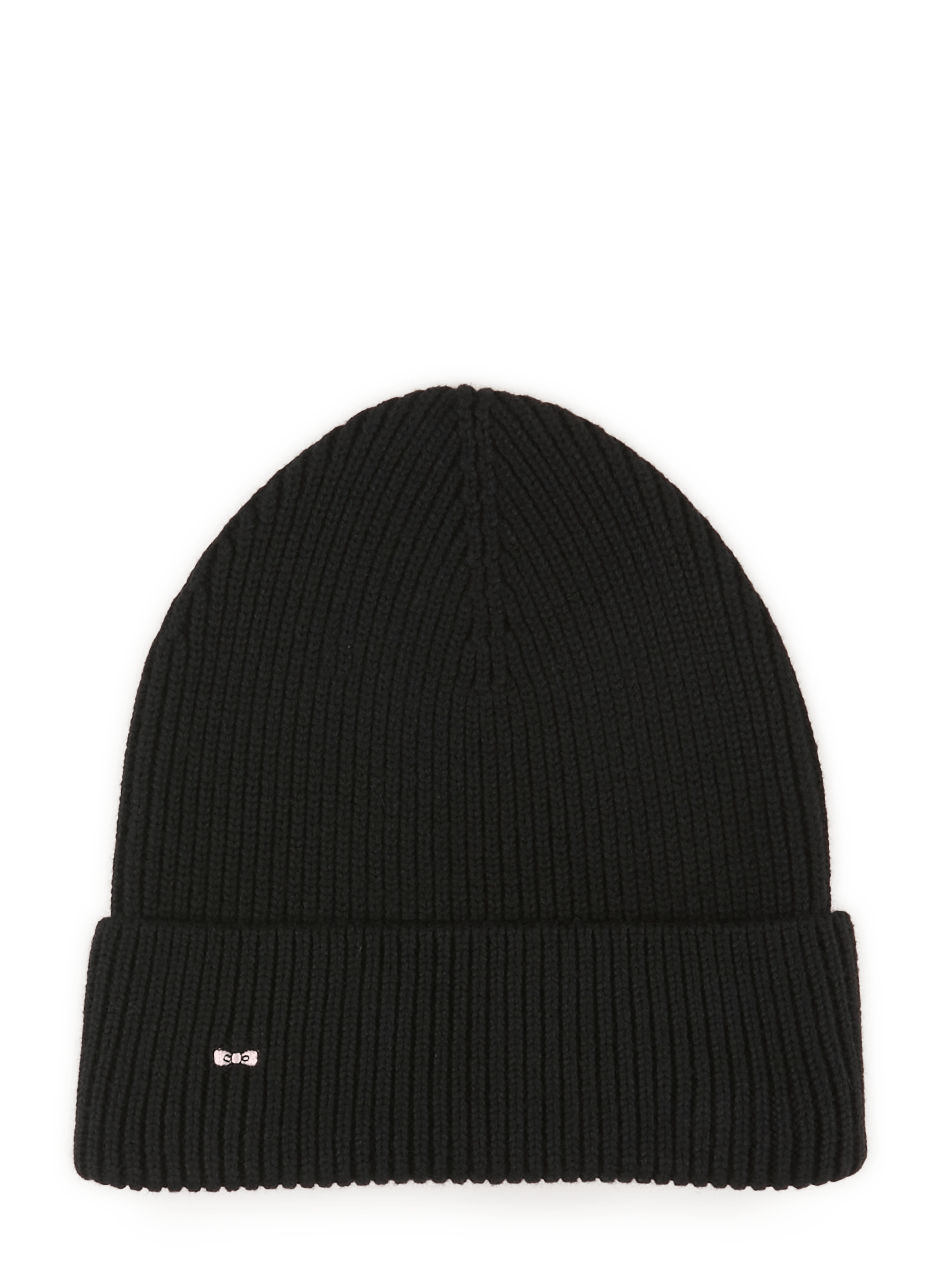 Écharpe et bonnet en laine et coton | Noir EDEN PARK Homme