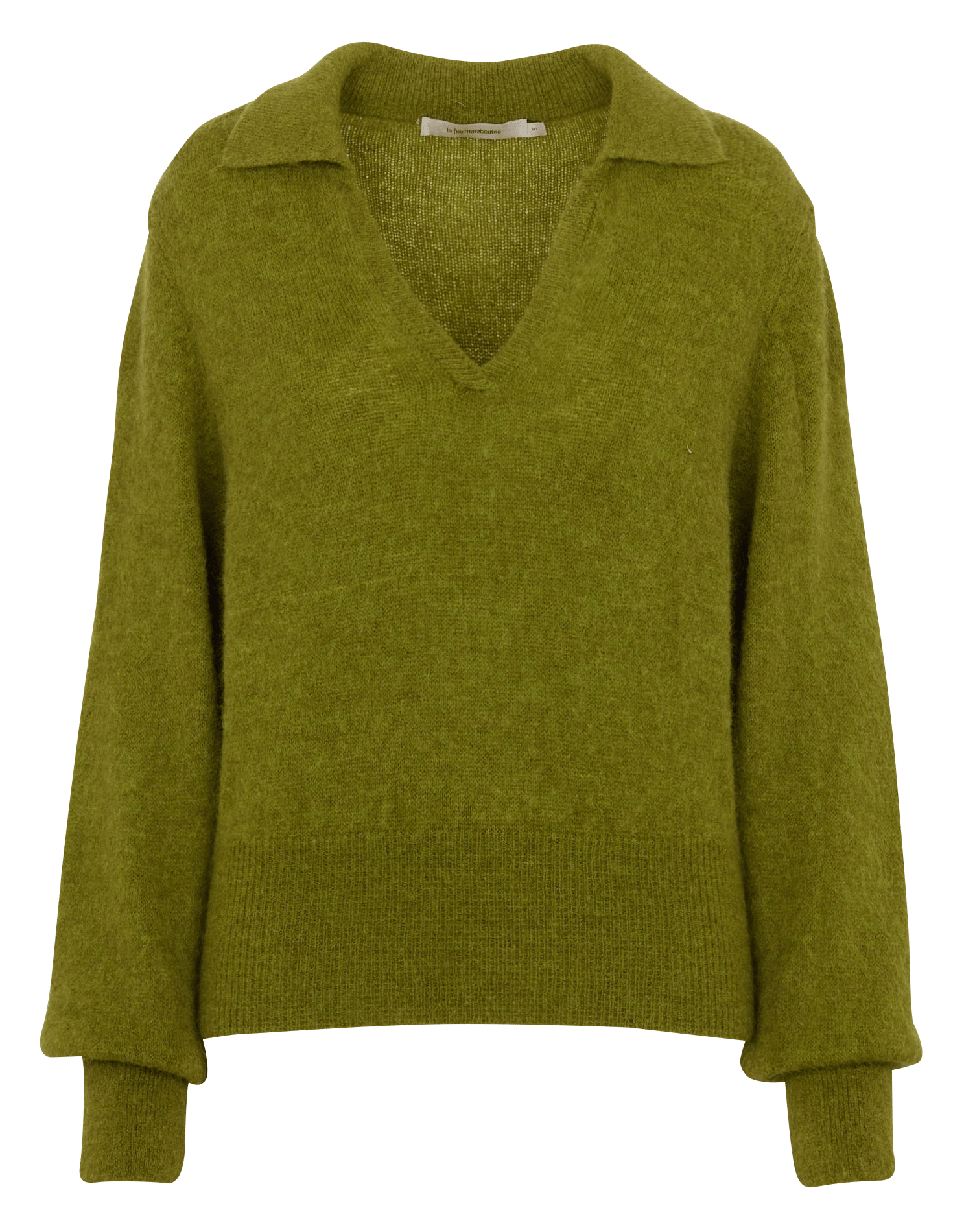 Gebreide trui met polokraag LA FEE MARABOUTEE Groen