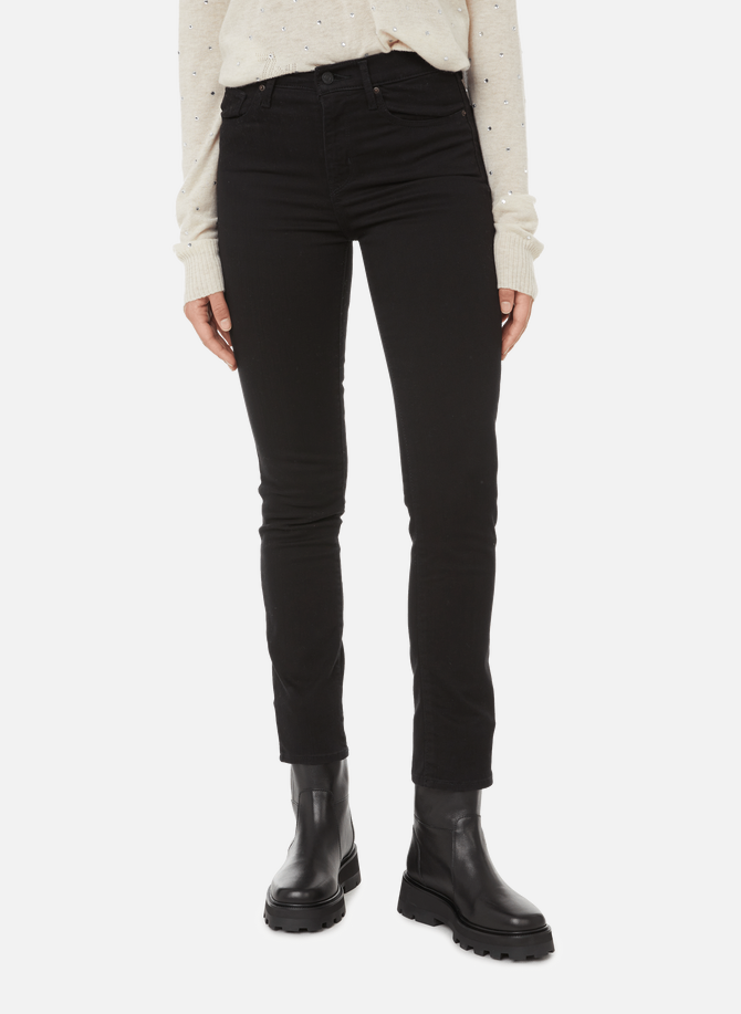 724 High-Rise Slim Straight Jeans in Cotton and Lyocell LEVI'S