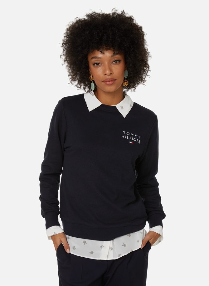 Recycled cotton and polyester sweatshirt TOMMY HILFIGER