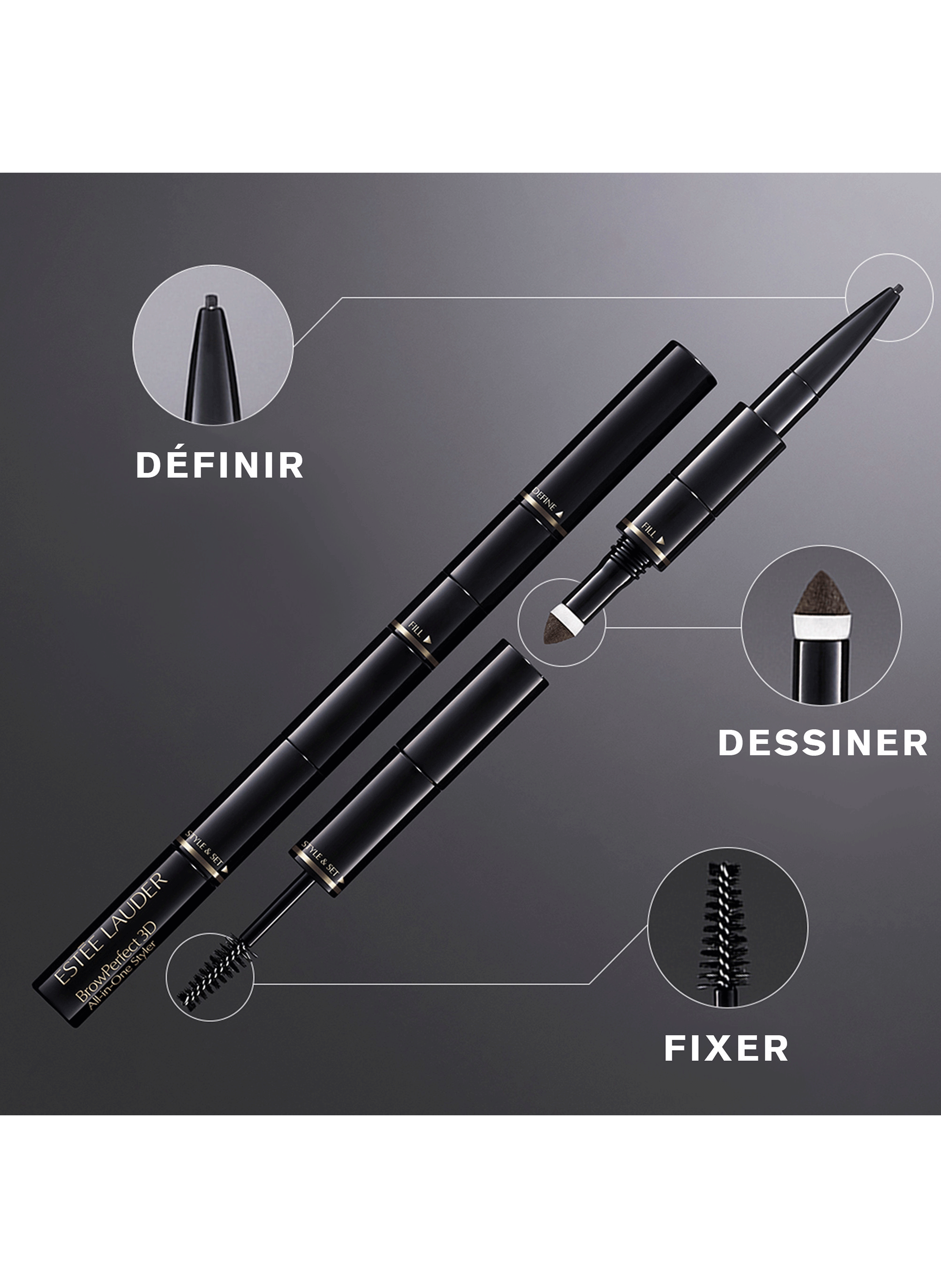 BrowPerfect 3D - Crayon à Sourcils 3-en-1 Brunette