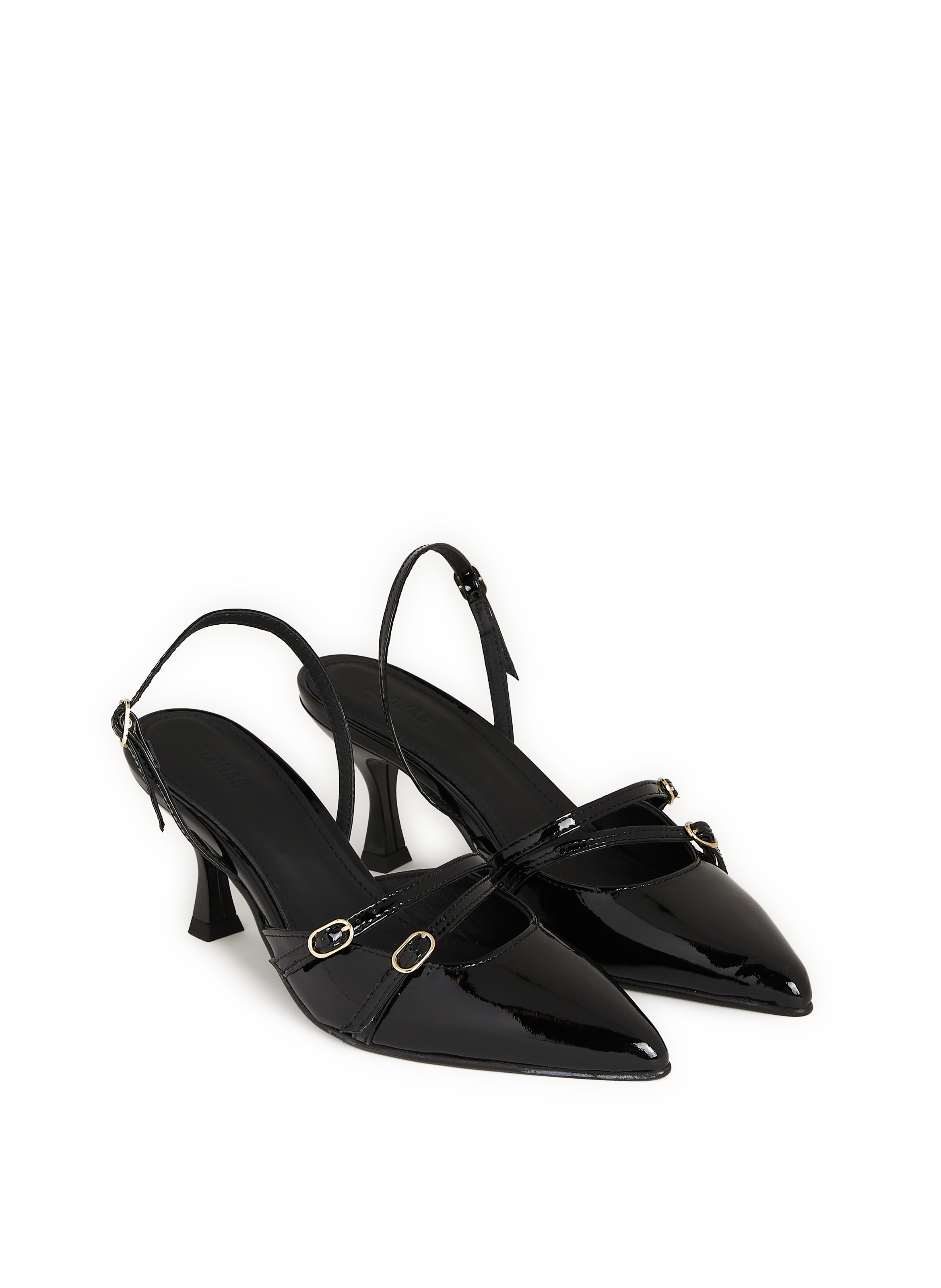 Joelle Onix patent leather pumps ALOHAS Black