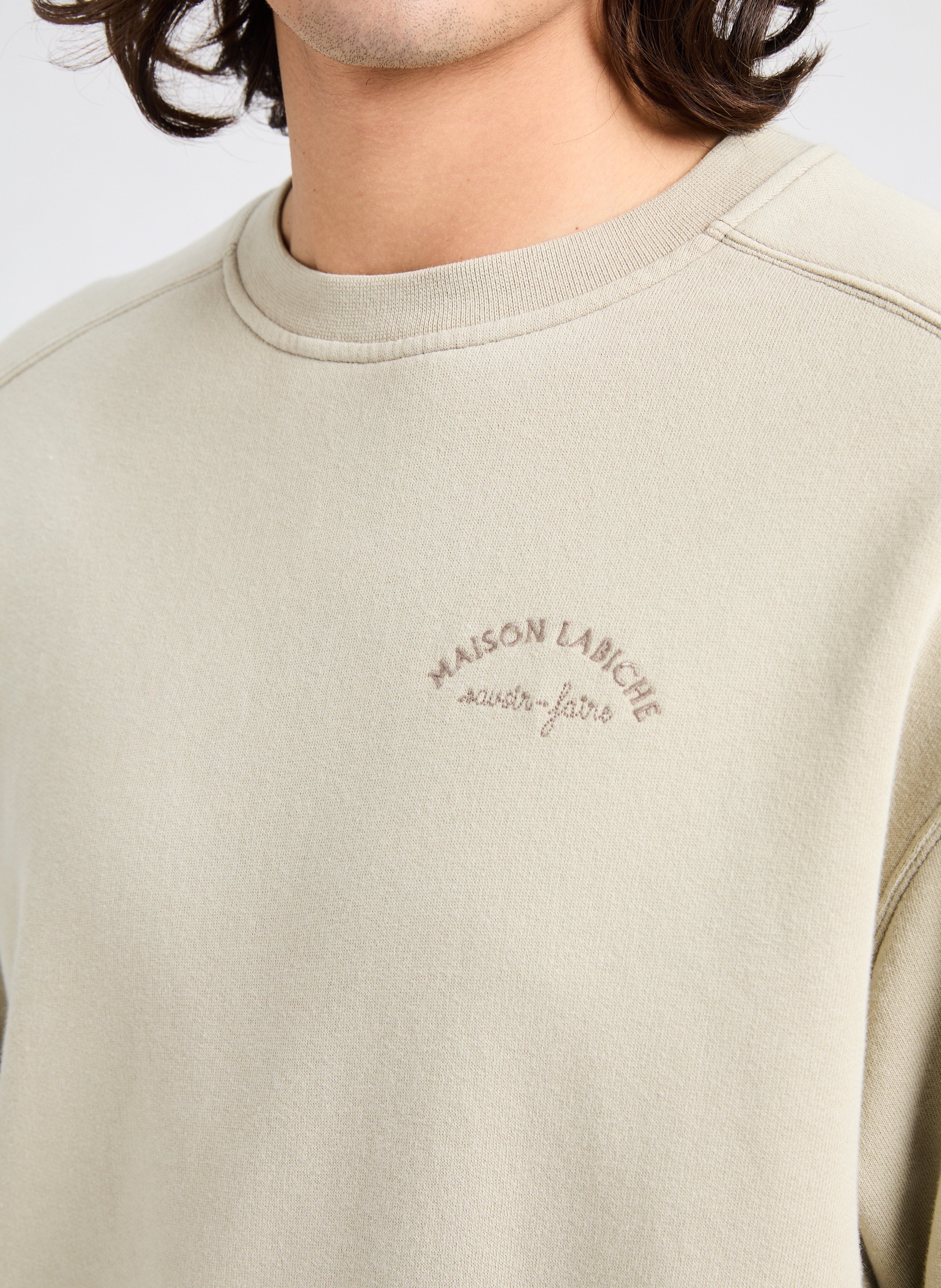 Sweatshirt Le Dru Mini Manufacture Gris