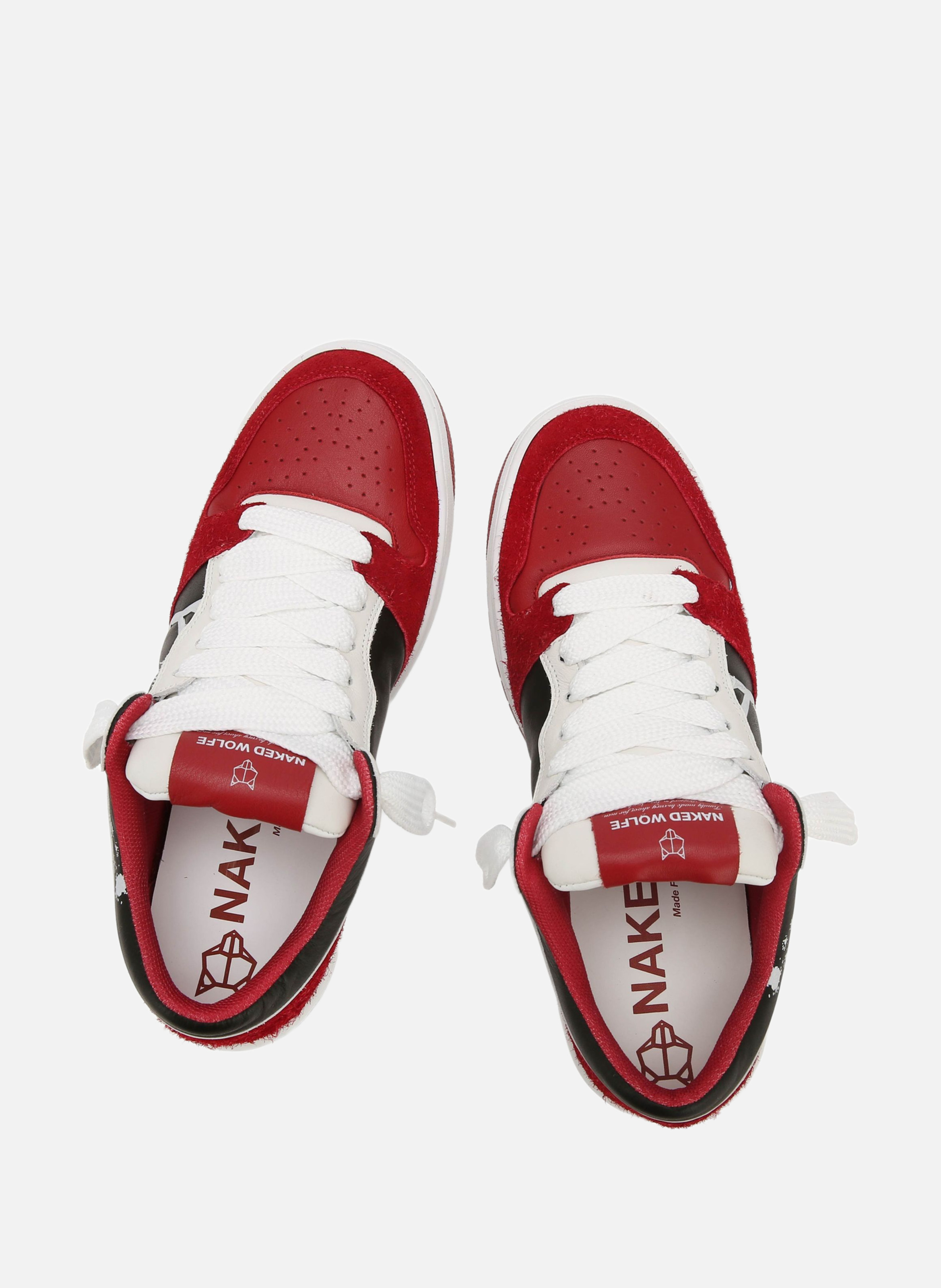 Baskets cm-00 NAKED WOLFE Rouge