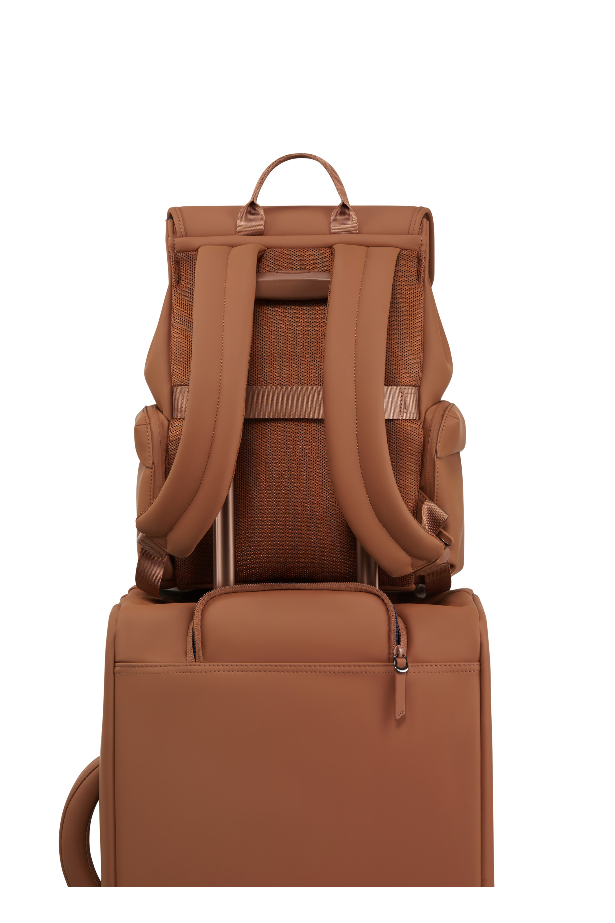 Lost in berlin sac à dos mini cargo LIPAULT PARIS Marron