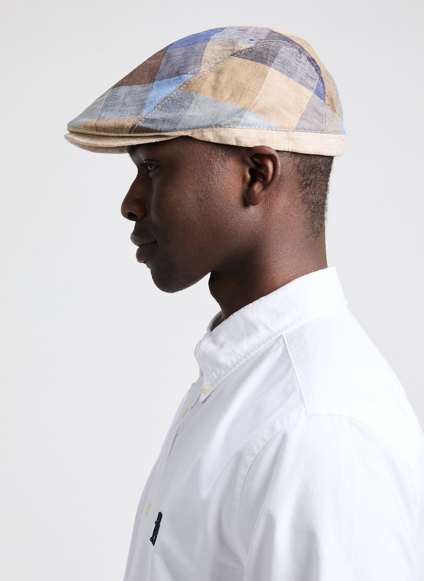 Check baseball cap Multicolour
