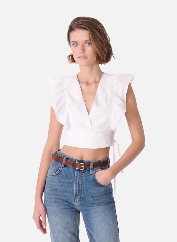 Blouse aya Blanc by VANESSA BRUNO VANESSA BRUNO Blouse aya Blanc
