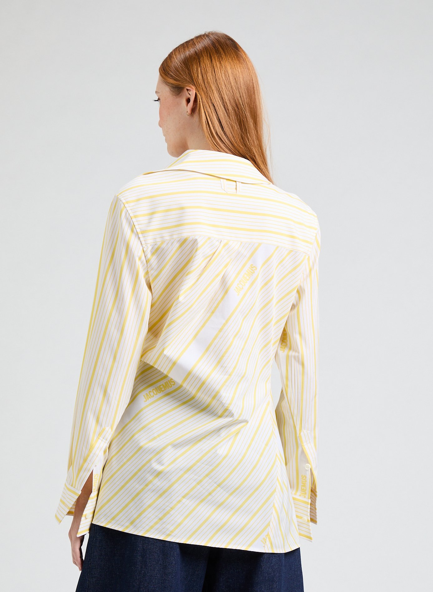 Chemise à rayures en coton JACQUEMUS Multicolore