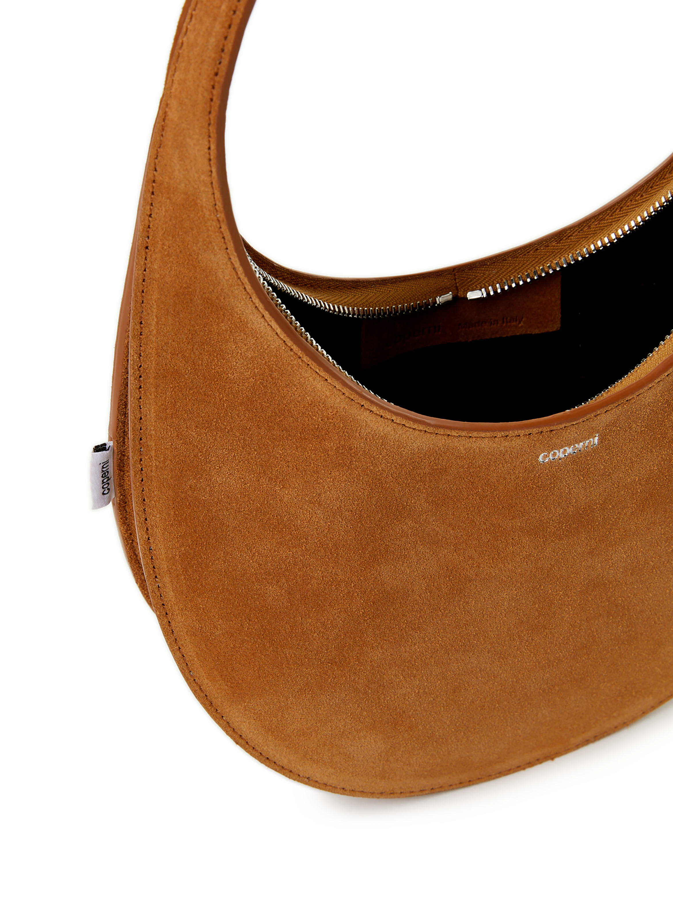 Suede Double Mini Swipe Handbag COPERNI Brown