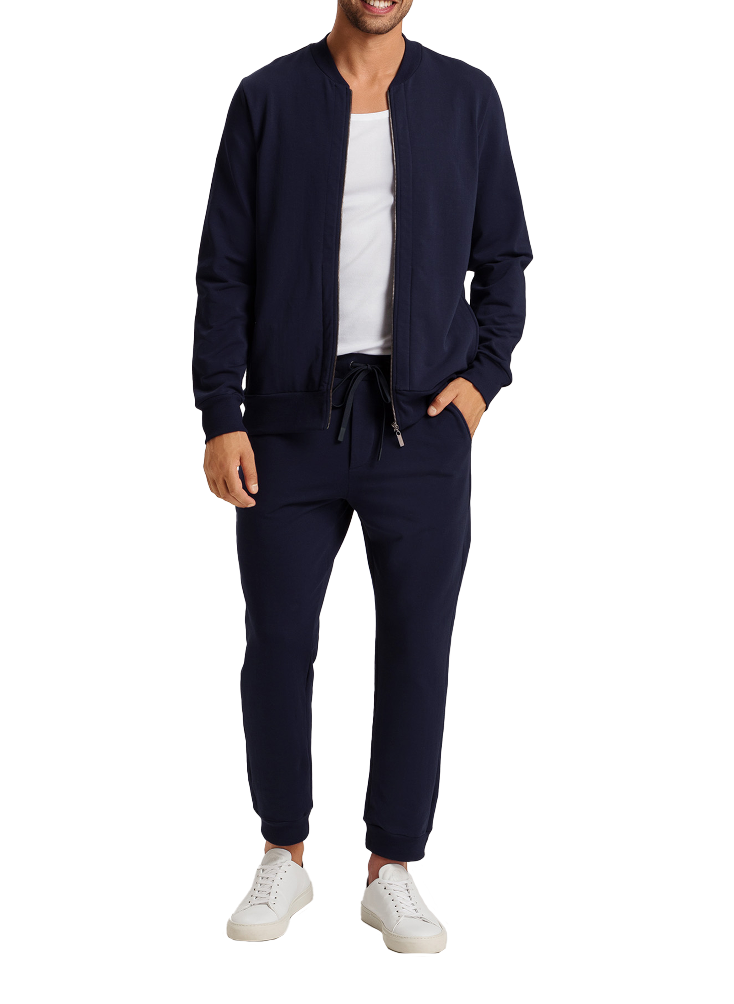 Cotton pyjama bottoms HANRO Blue