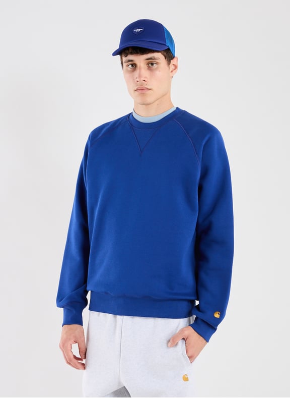 Sweatshirt en coton mélangé Bleu by CARHARTT WIP CARHARTT WIP Sweatshirt en coton mélangé Bleu