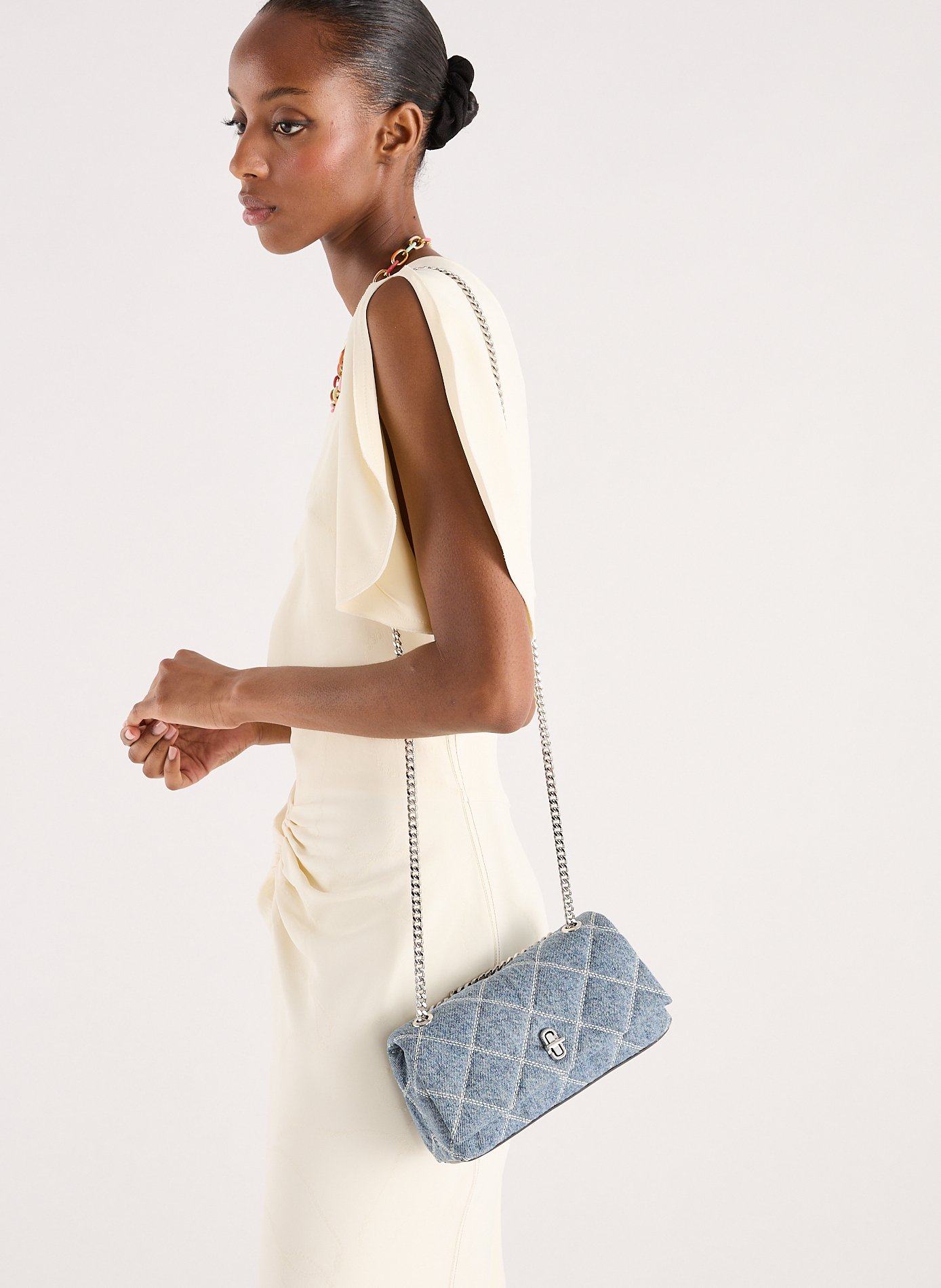 Sac à bandoulière en jean MARC JACOBS Bleu