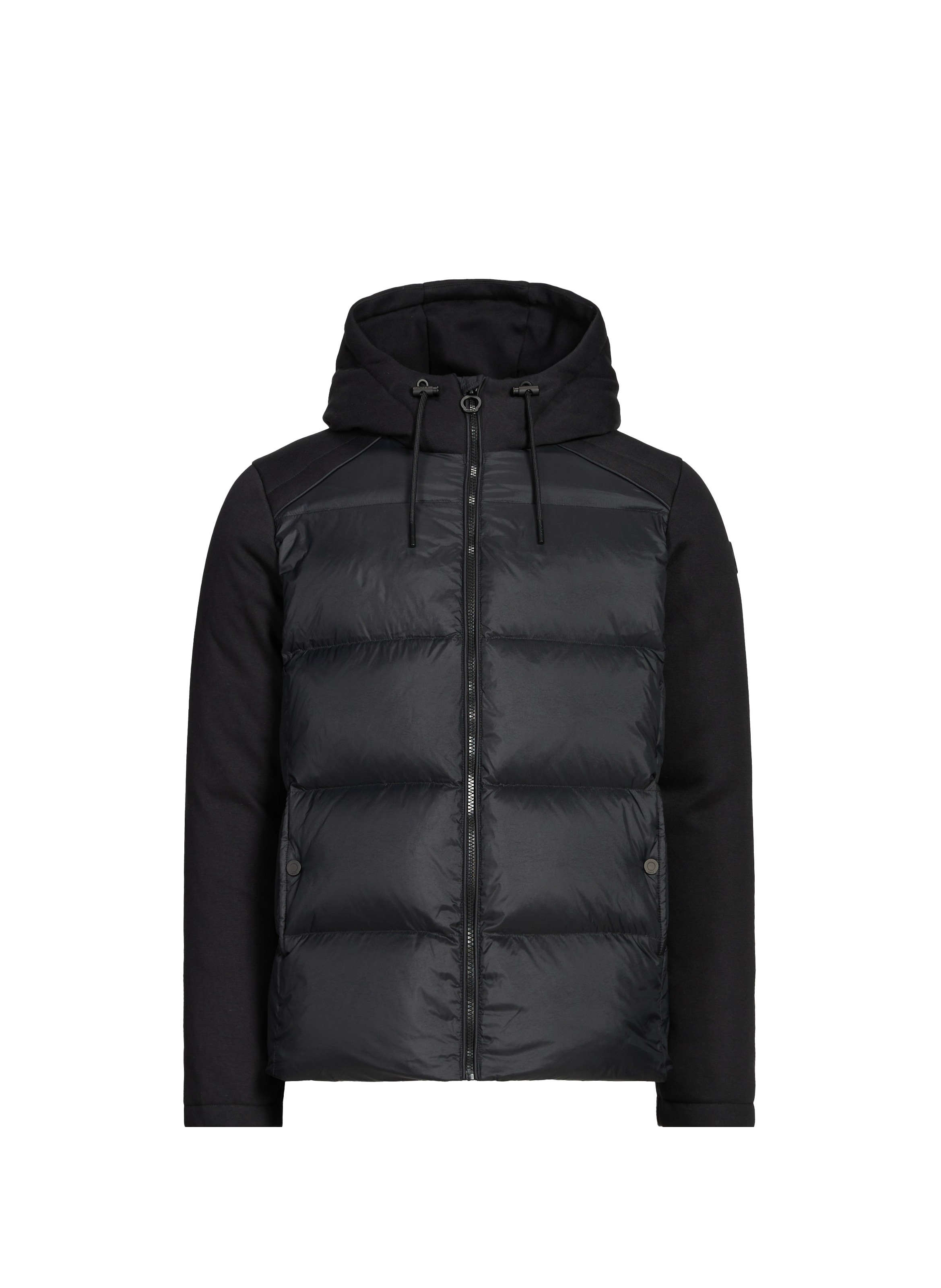 JOTT Quilted hooded jacket Black