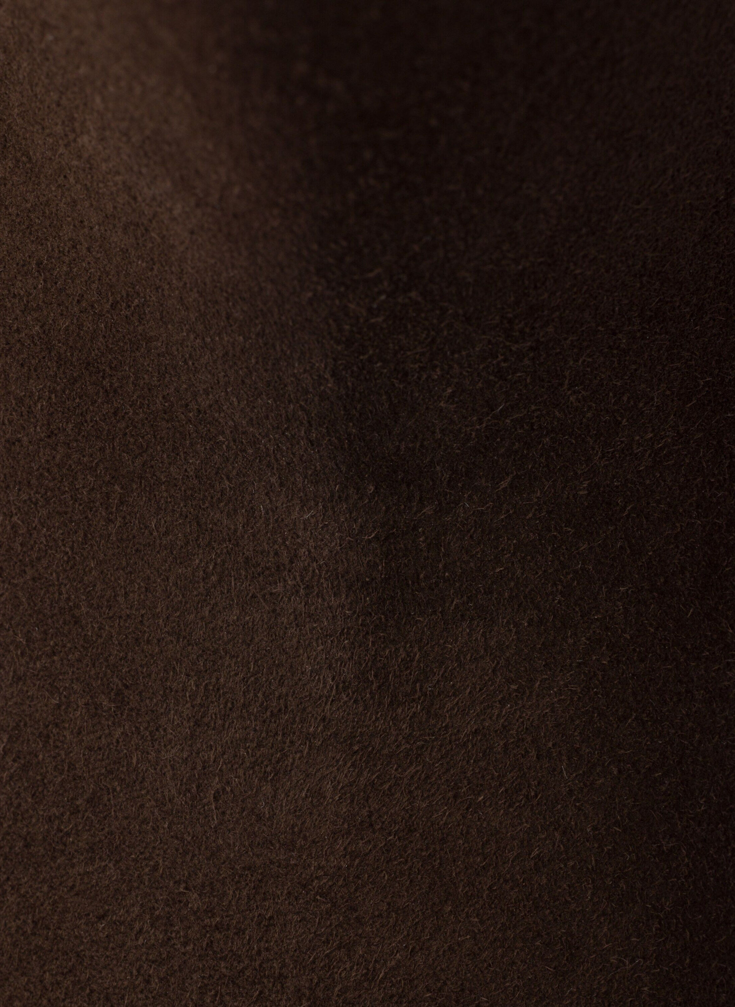 Bottes à talon en veau velours PRADA Marron