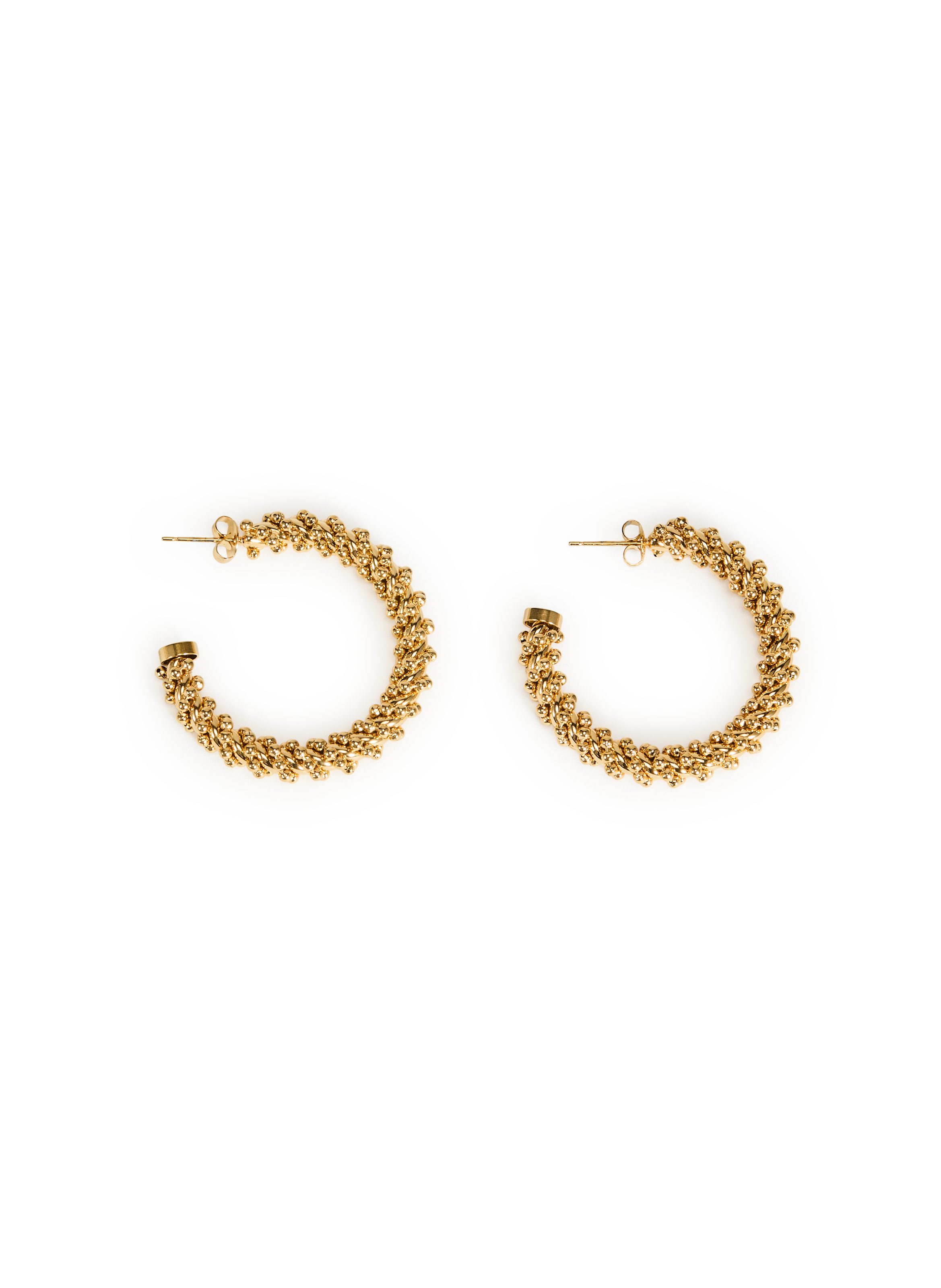 Créoles à boules AU PRINTEMPS PARIS Doré