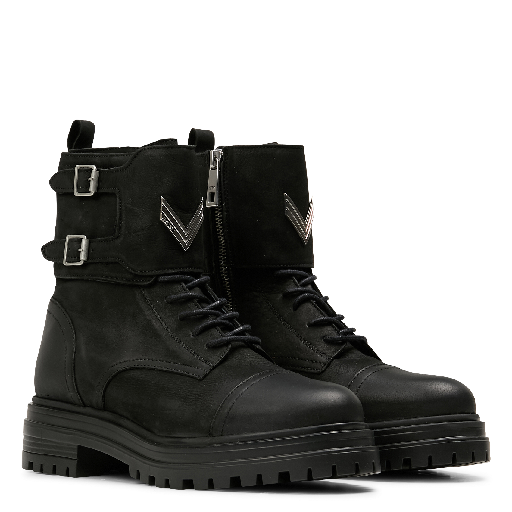 Bottines bi-matière IKKS Noir