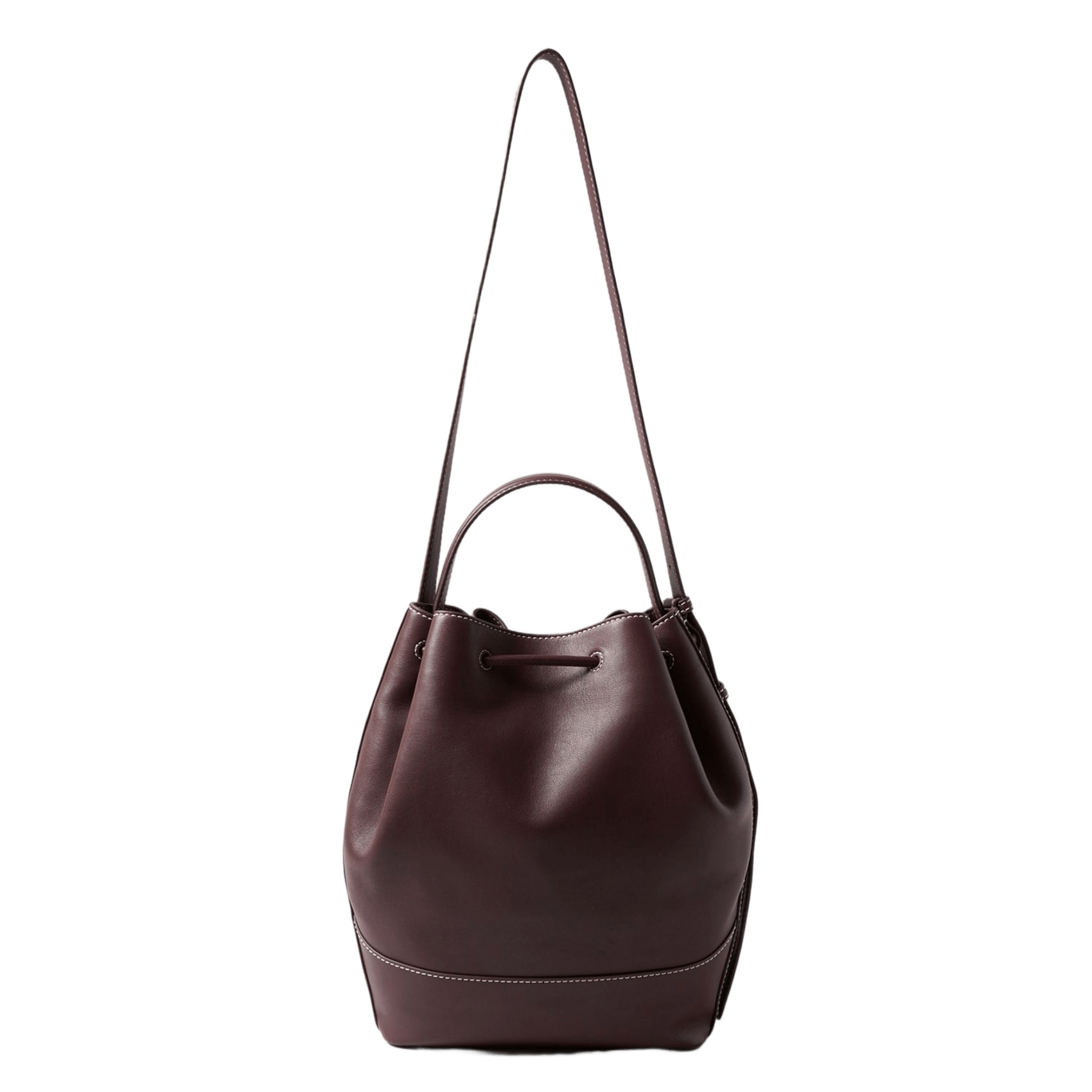 Sac sceau bandoulière en cuir CLAUDIE PIERLOT Rouge