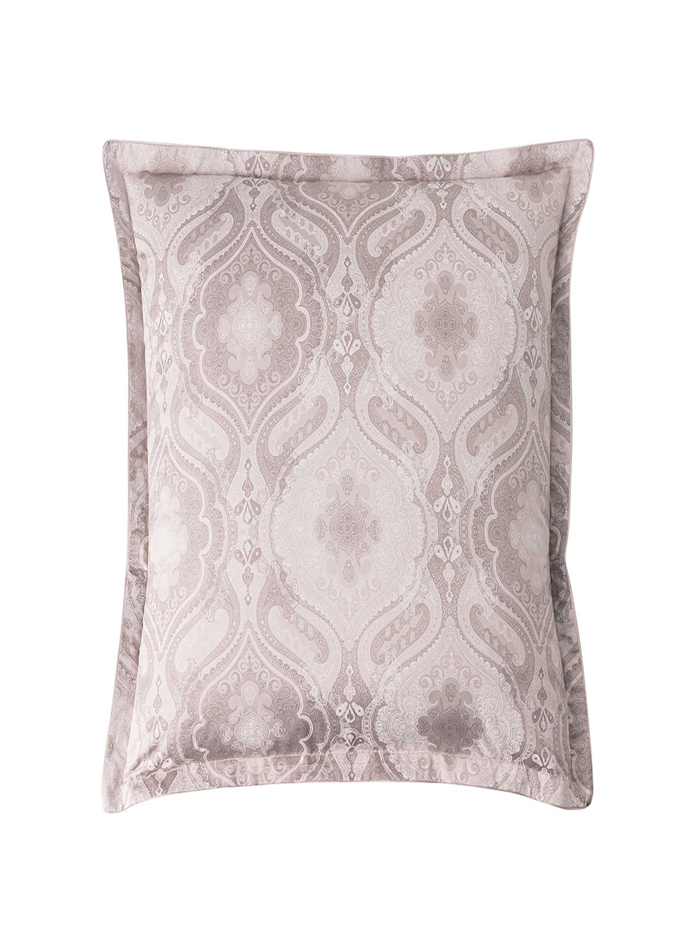 Taie d'oreiller imprimée en satin de coton bio, shalimar ALEXANDRE TURPAULT Rose