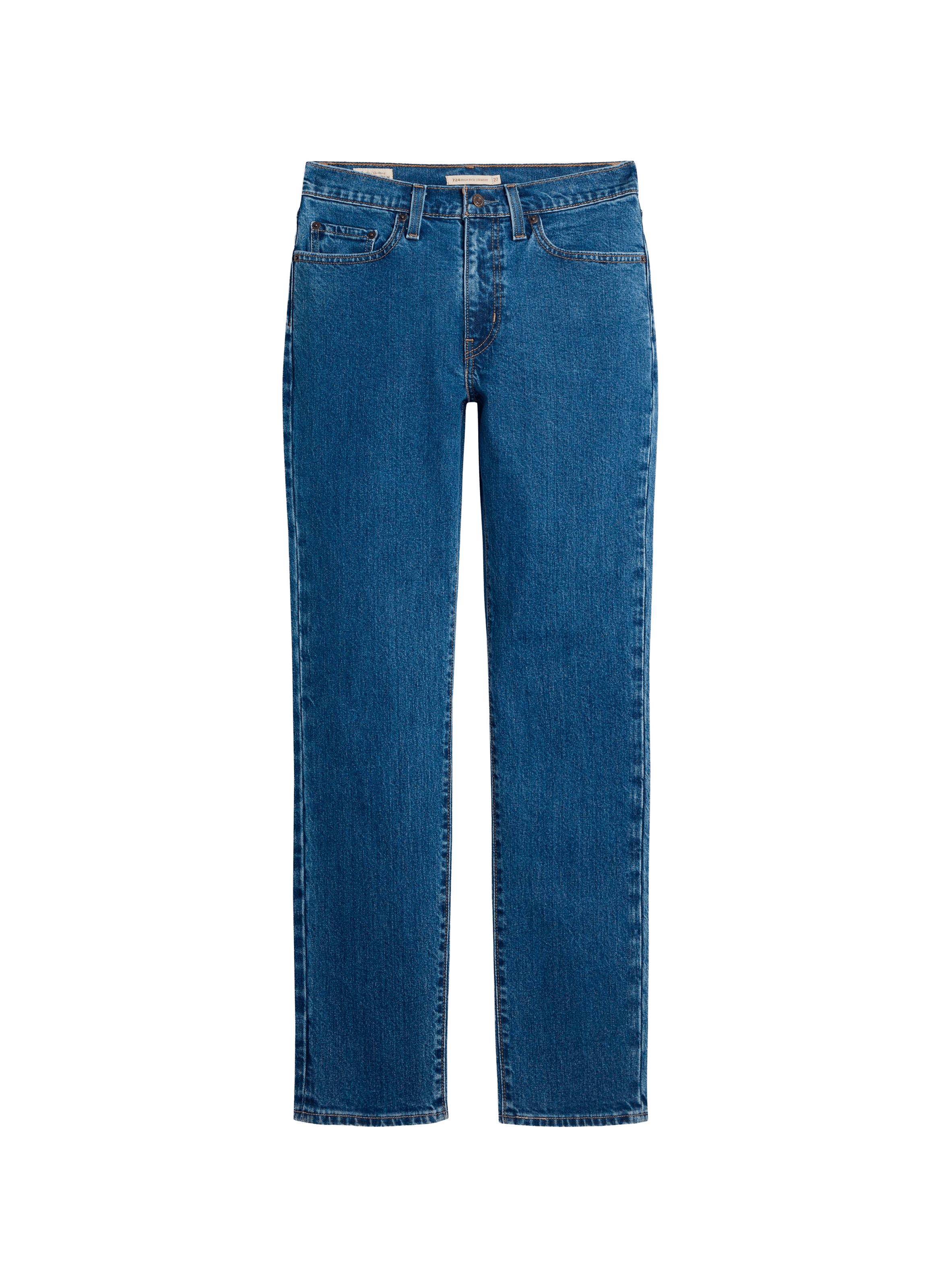<p>724 straight leg jeans in cotton</p> LEVI'S Blue
