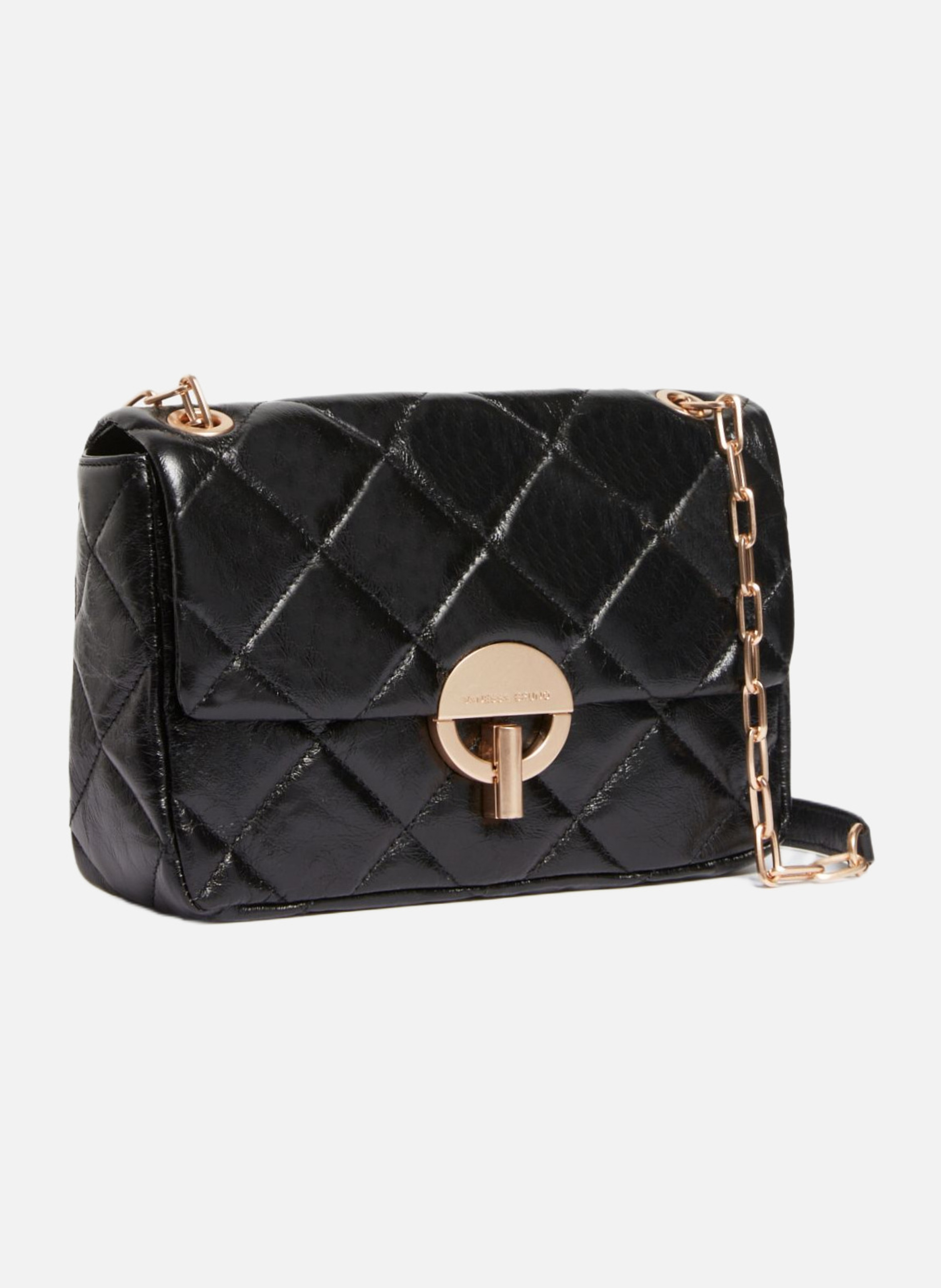 Grand sac moon en cuir VANESSA BRUNO Noir