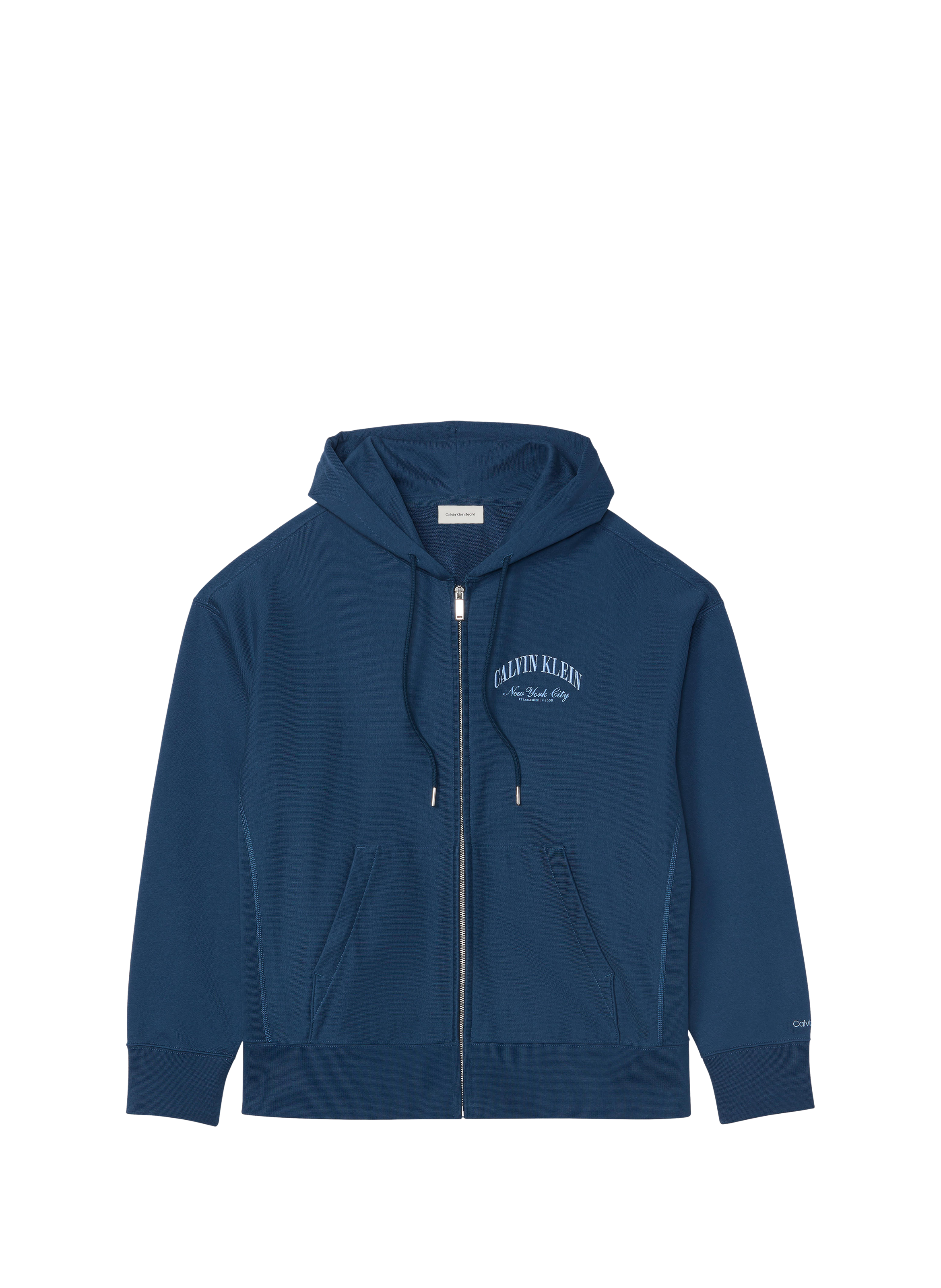 Zip-up Hoodie Sweatshirt CALVIN KLEIN Blue