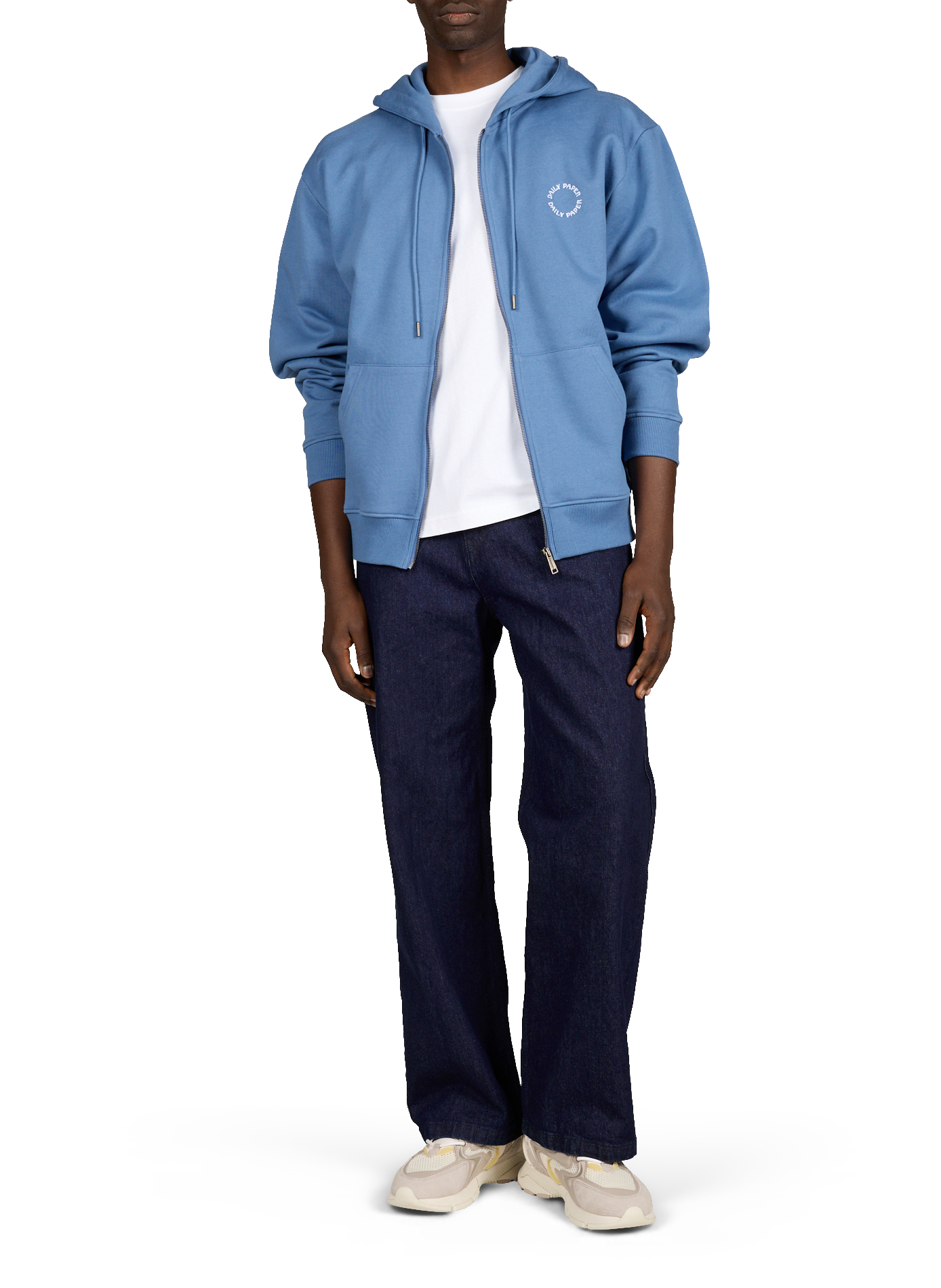 Hoodie à capuche en coton DAILY PAPER Bleu